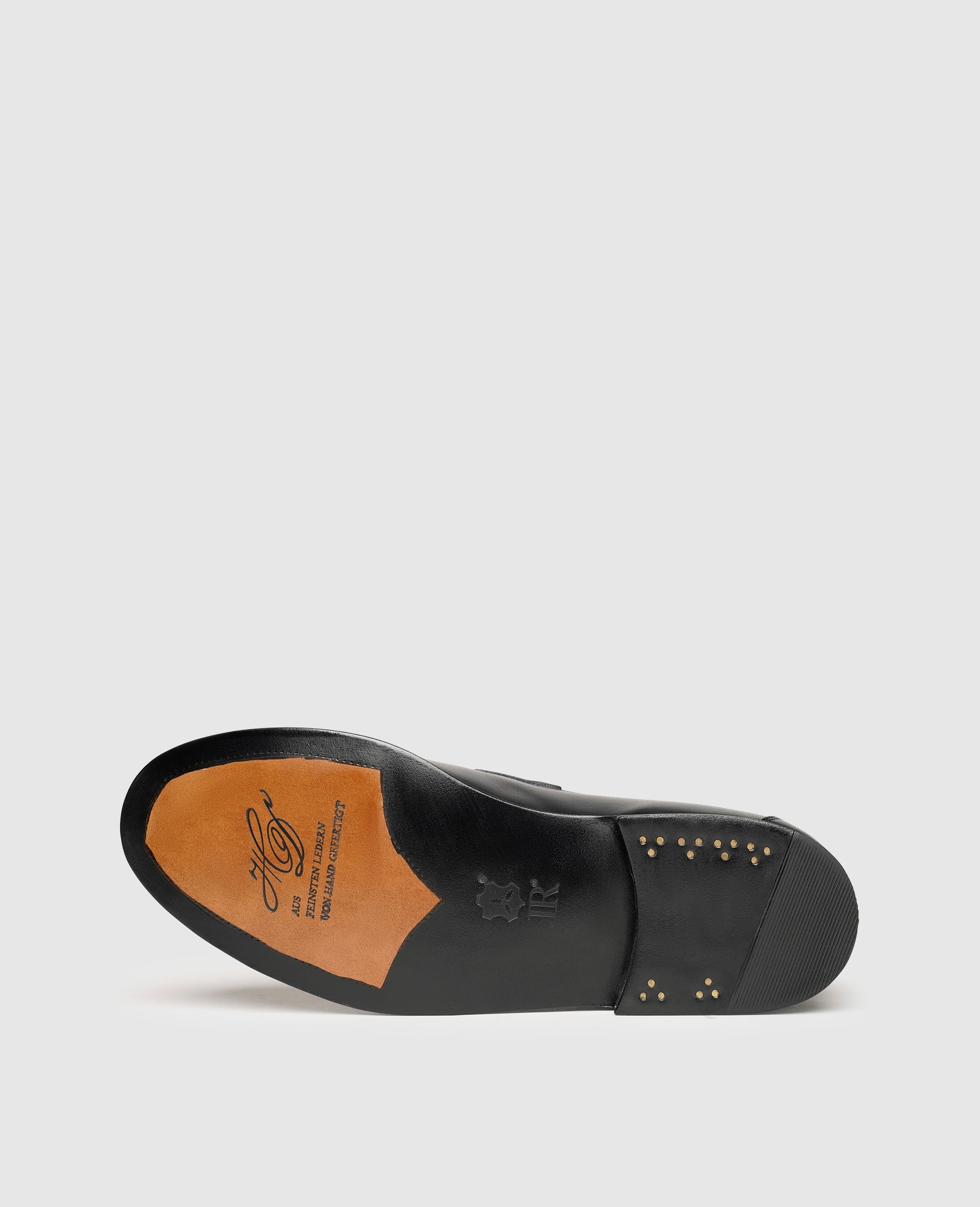 Heinrich Dinkelacker Herren Loafer Wien Plain BC - Schwarz