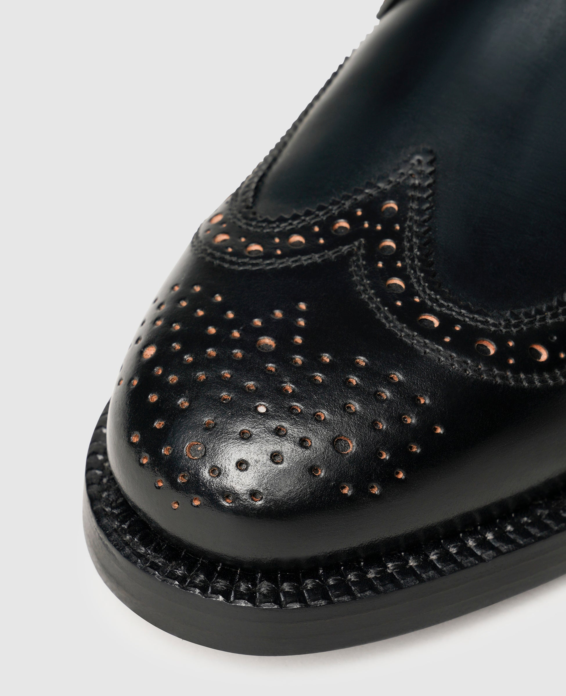 Heinrich Dinkelacker Herren Klassiker London Full-Brogue Schwarz