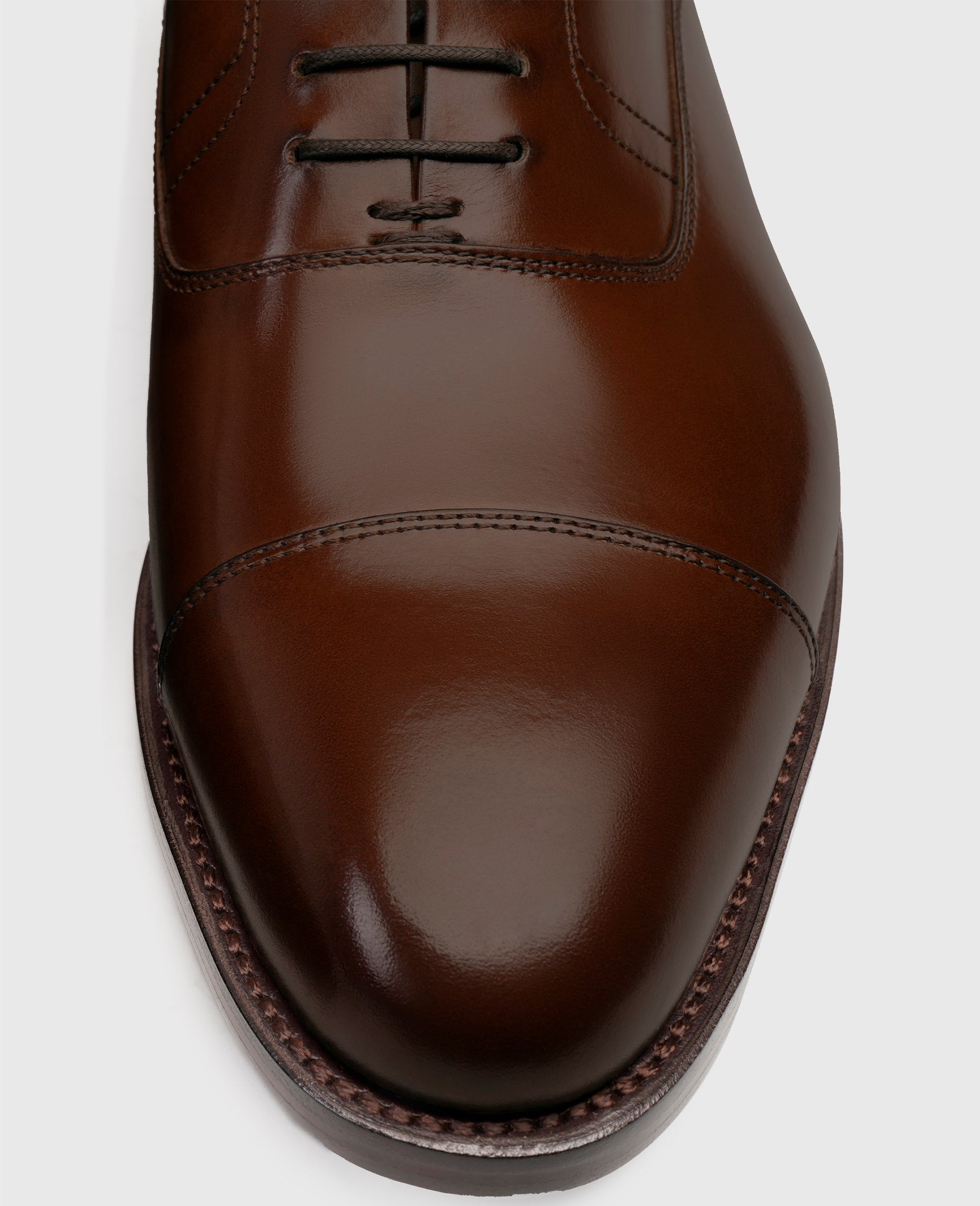 Henry Stevens Herren Businessschuhe Marshall CO - Mittelbraun
