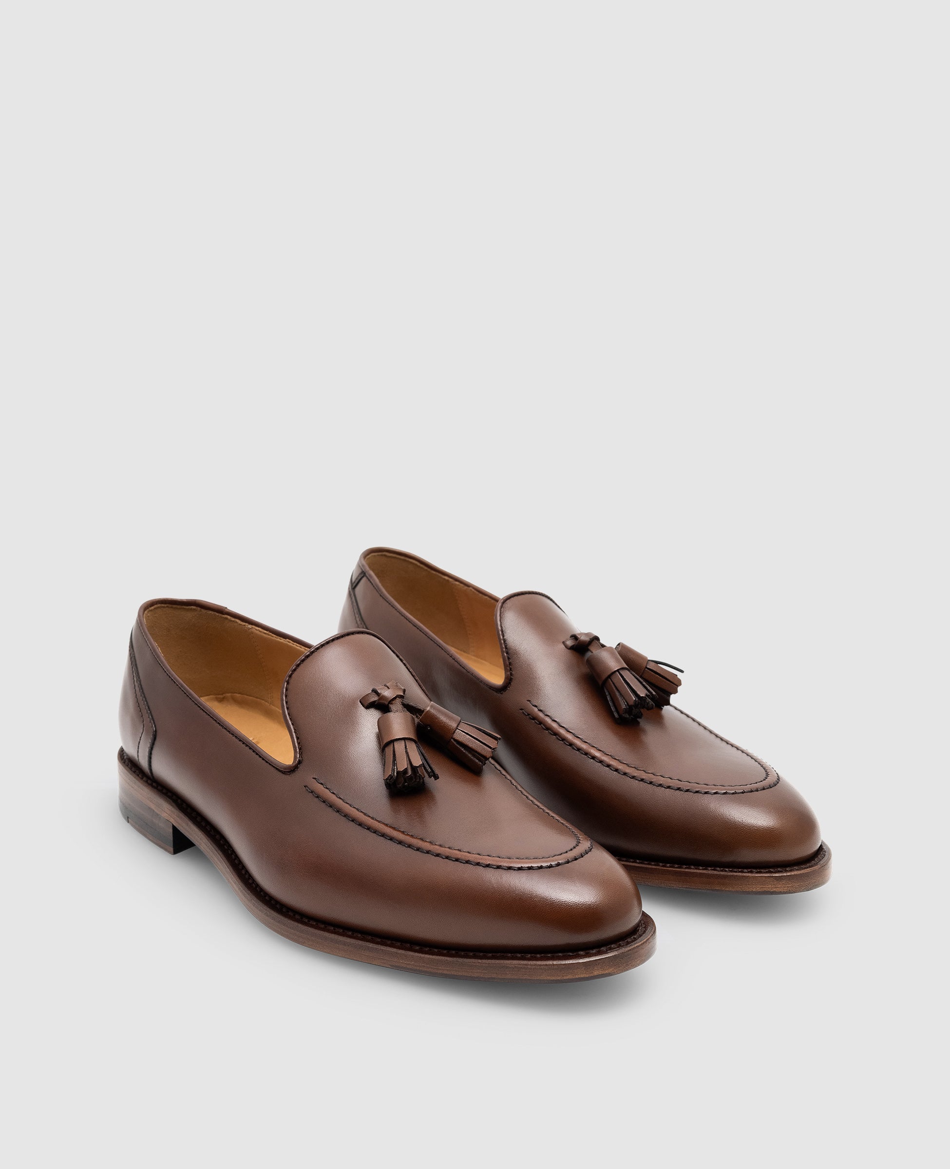 Henry Stevens Herren Loafer Marshall TL - Midbrown