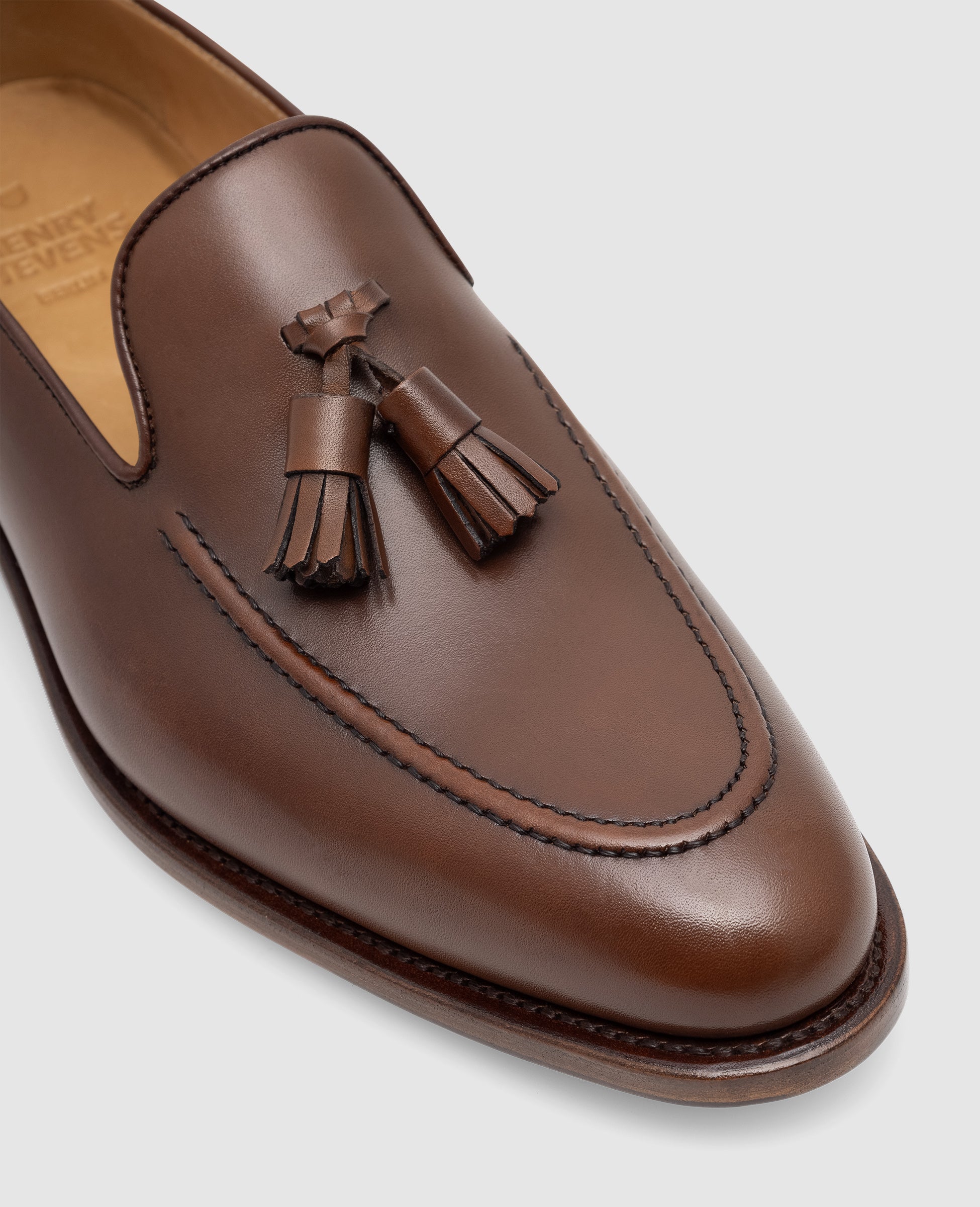 Henry Stevens Herren Loafer Marshall TL - Midbrown