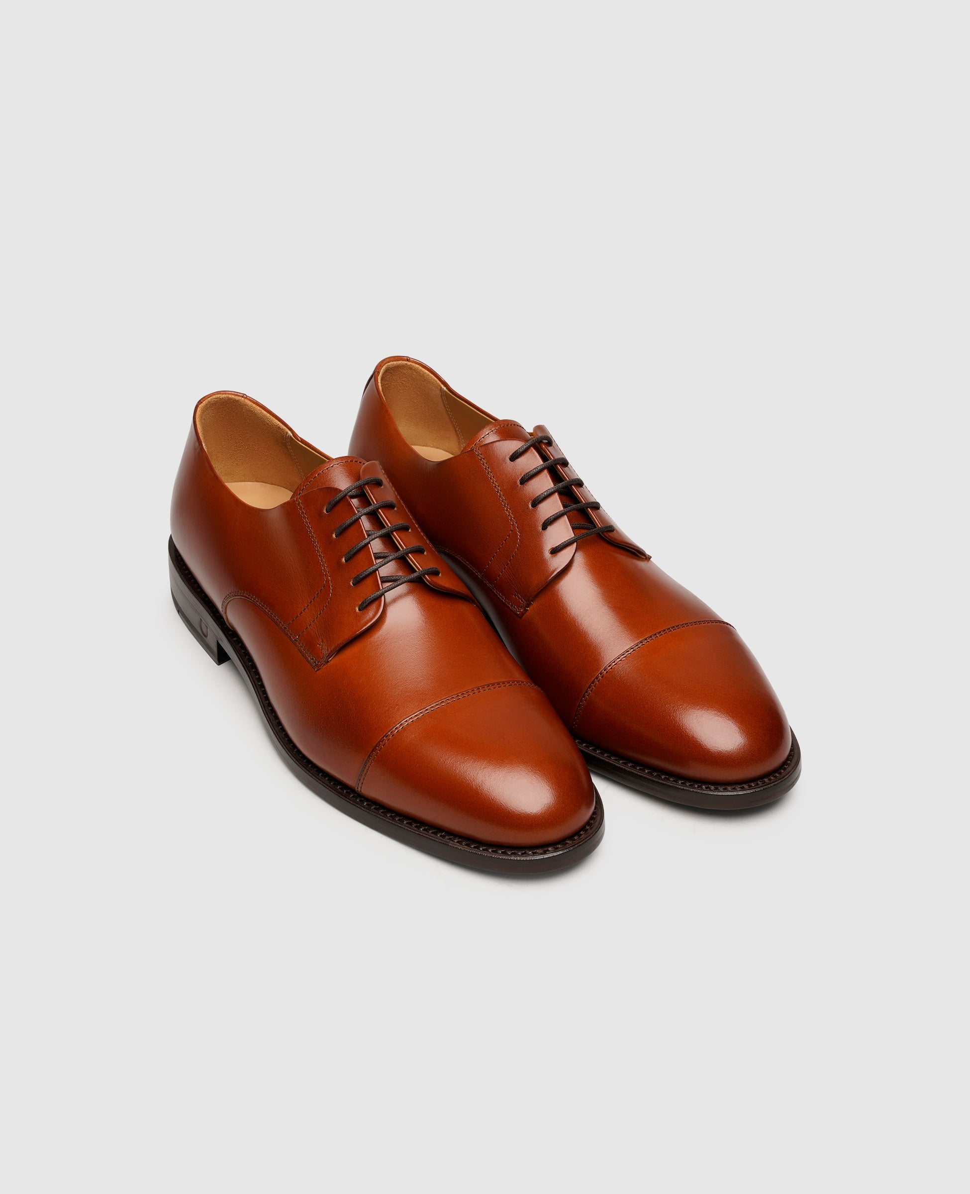 Henry Stevens Herren Businessschuhe Winston CD - Cognac