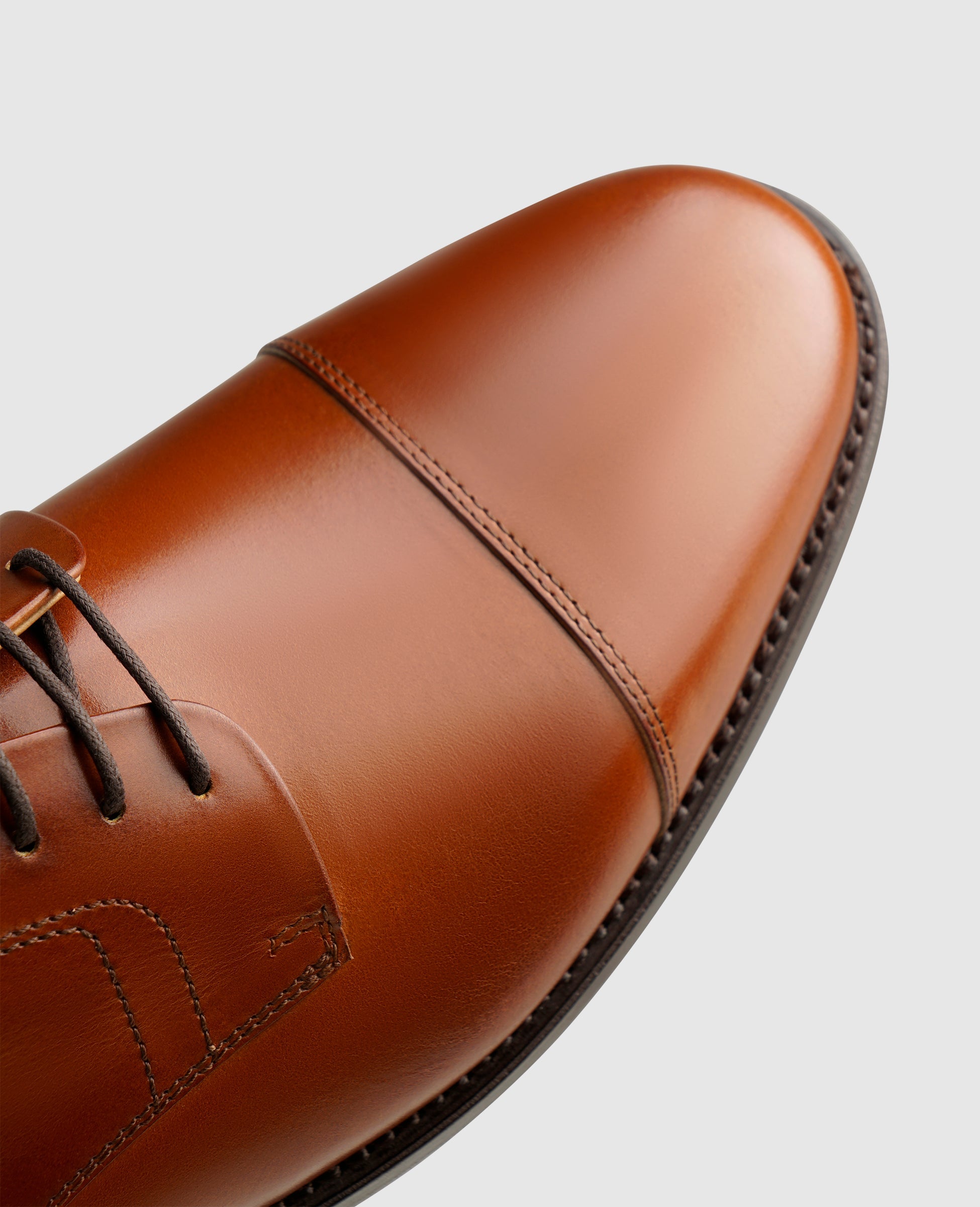 Henry Stevens Herren Businessschuhe Winston CD - Cognac