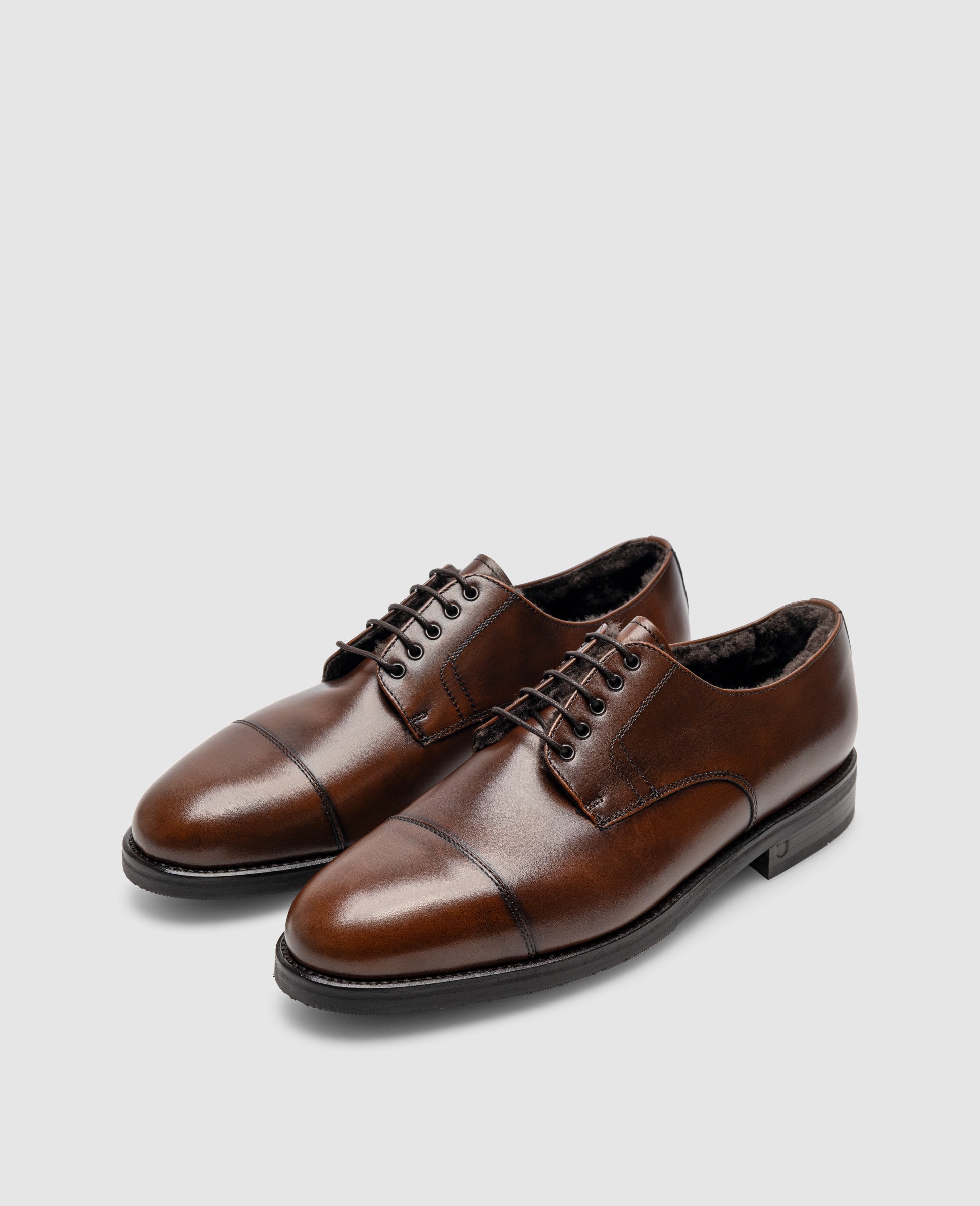 Henry Stevens Herren Businessschuhe Winston CD3 - Mittelbraun
