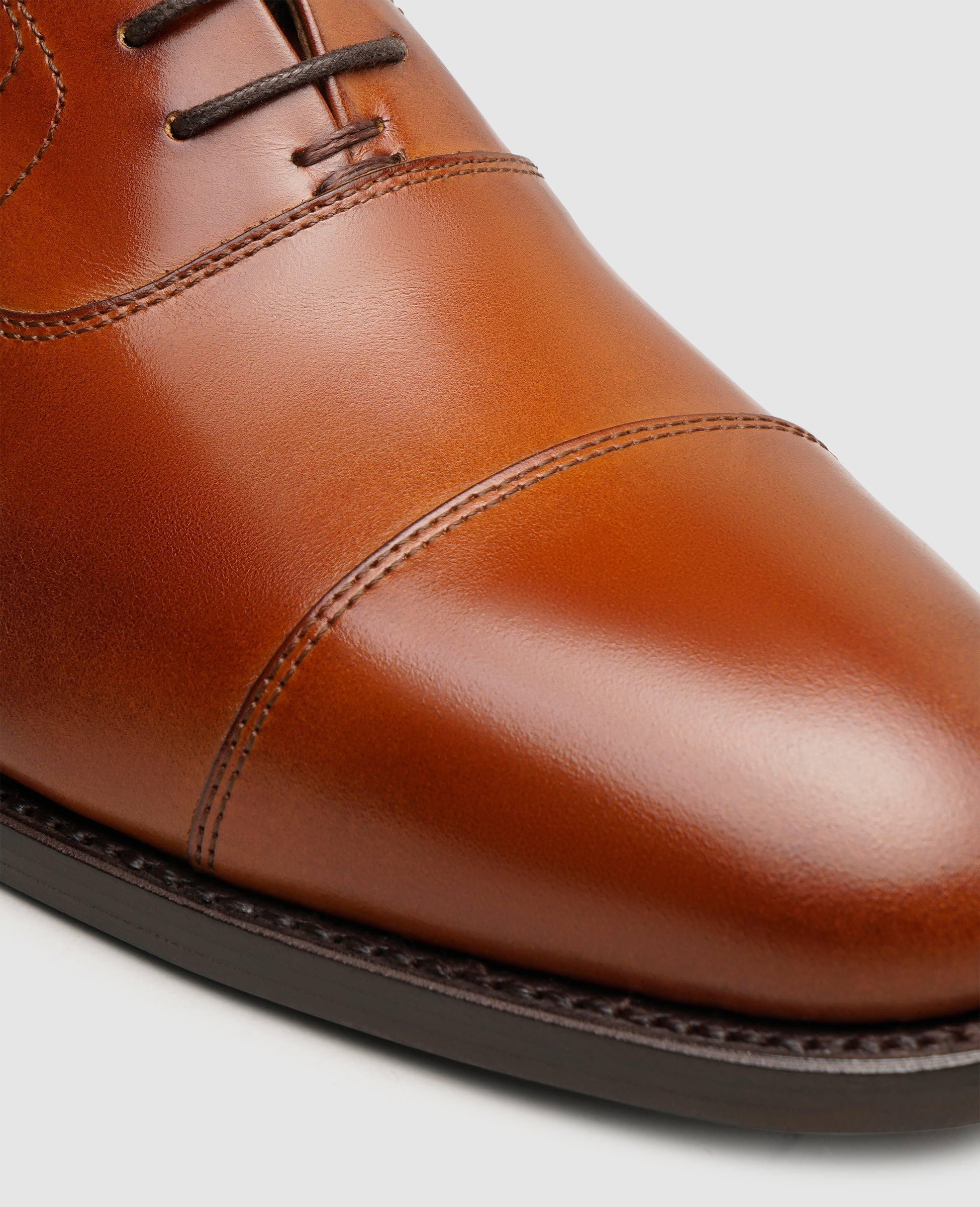 Henry Stevens Herren Businessschuhe Winston CO - Cognac