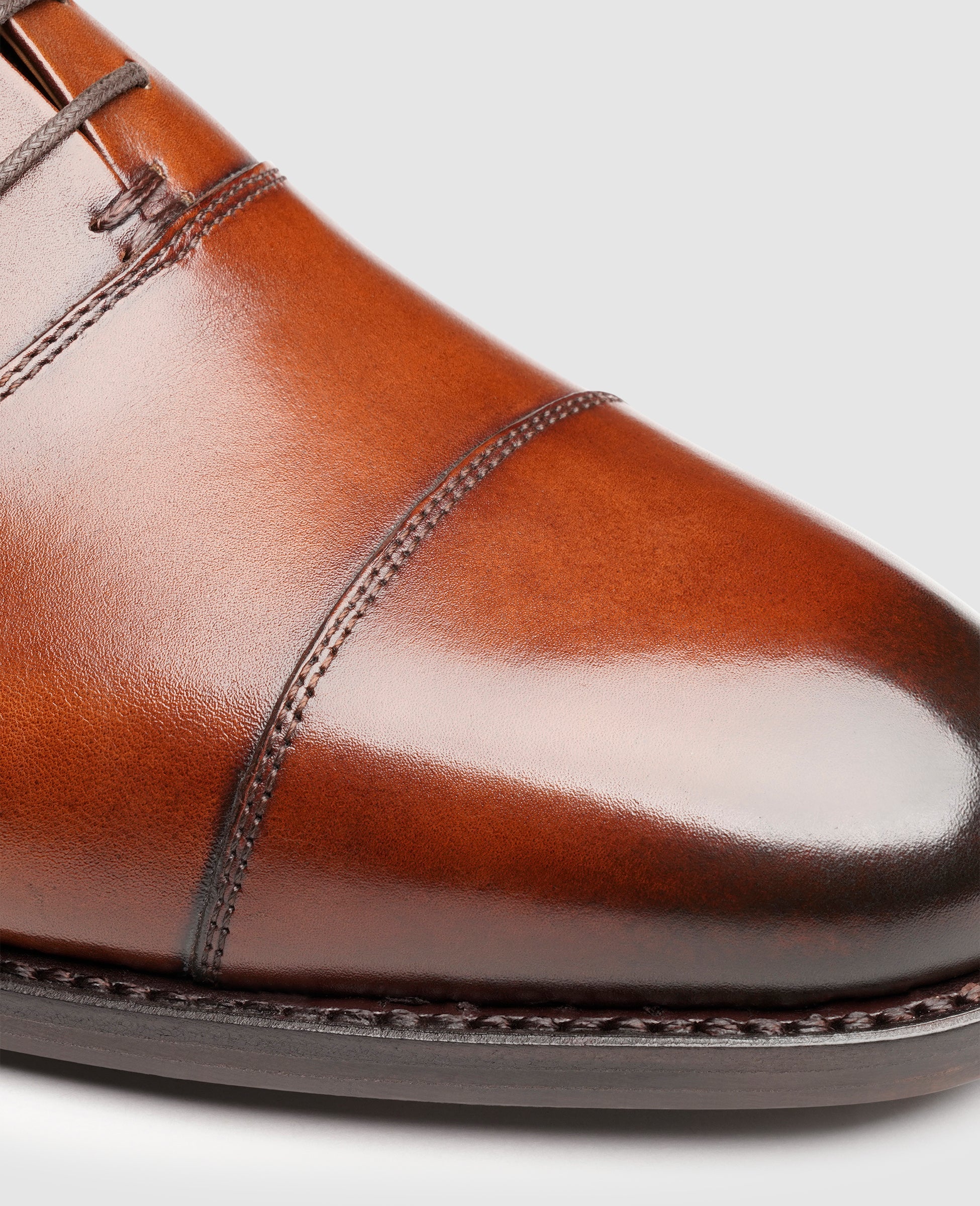 Henry Stevens Herren Businessschuhe Winston CO - Nussbraun