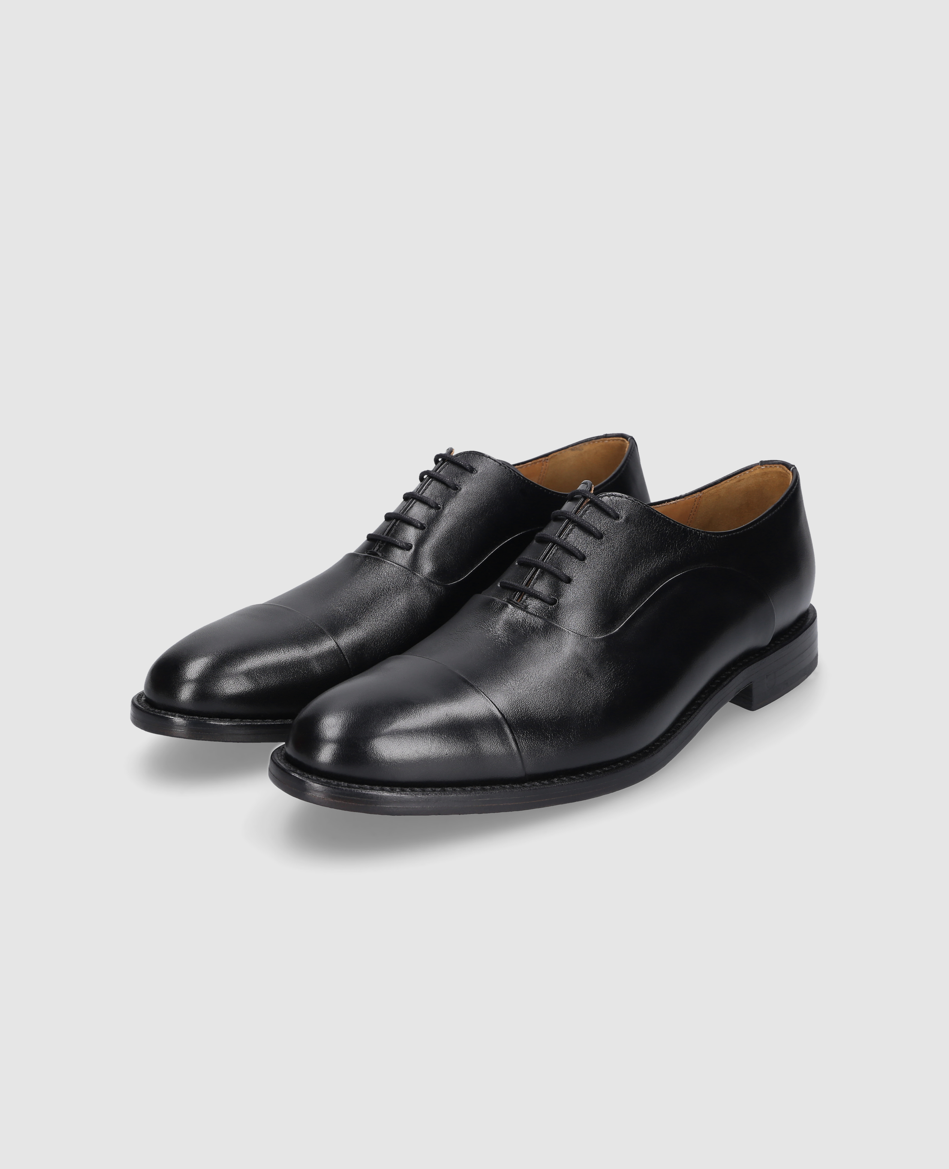Henry Stevens Herren Businessschuhe Marshall CO1 - Schwarz
