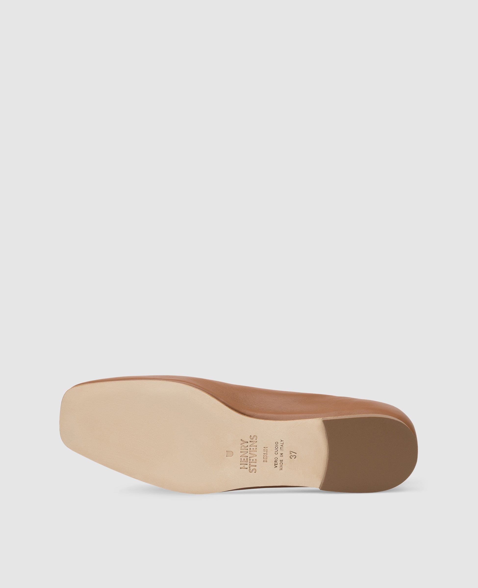 Henry Stevens Damen Loafer Audrey Plain Braun