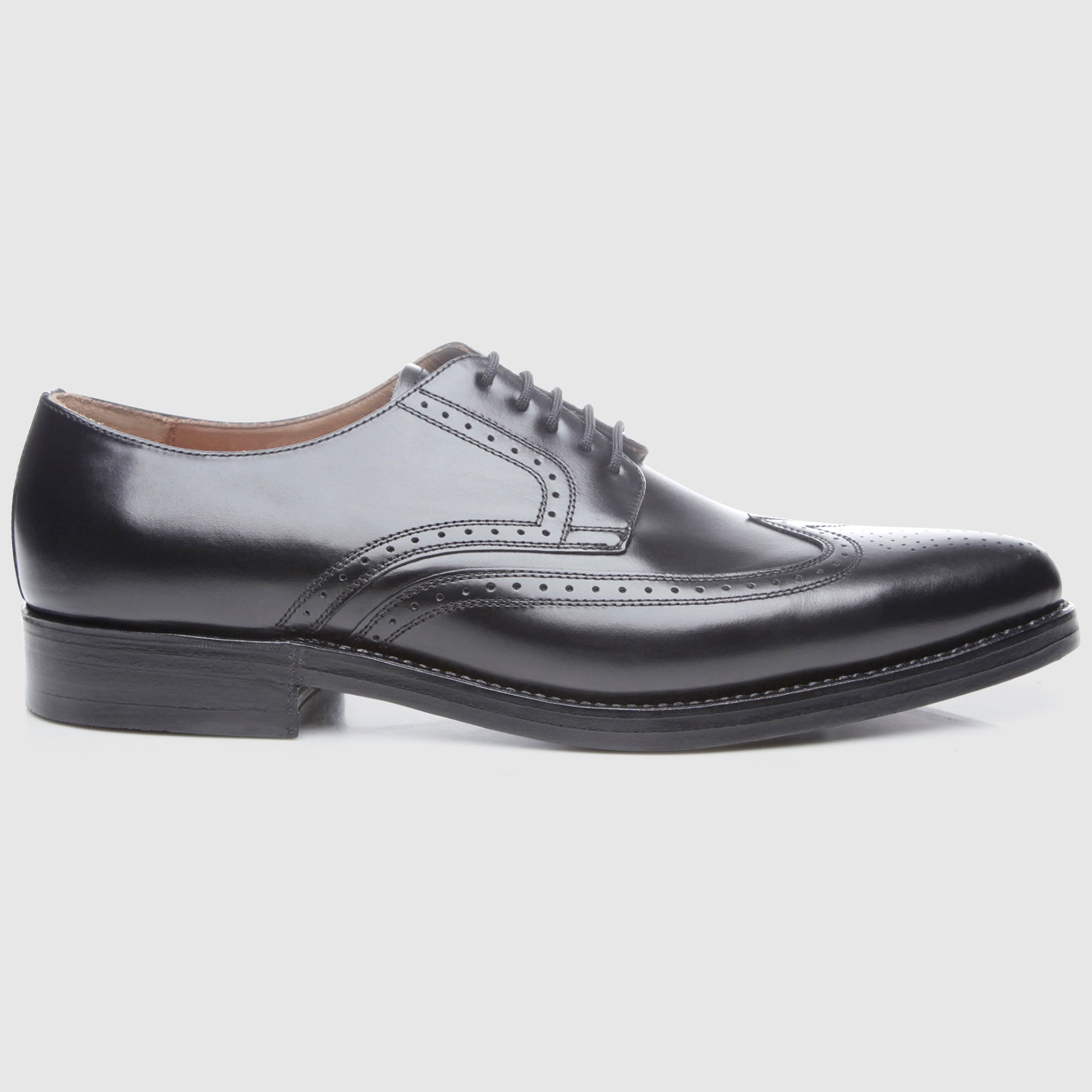 Heinrich Dinkelacker Herren Milano Full-Brogue BC - Schwarz