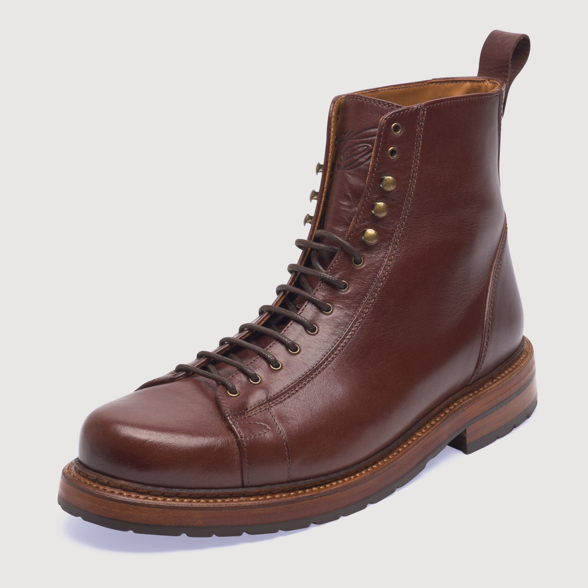 Heinrich Dinkelacker Herren Stiefeletten Rio Plain BC - Dunkelbraun