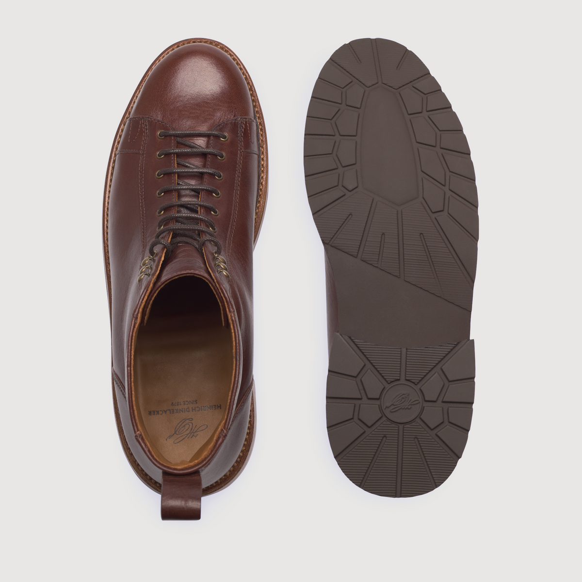 Heinrich Dinkelacker Men's Rio Plain BC - Dark Brown