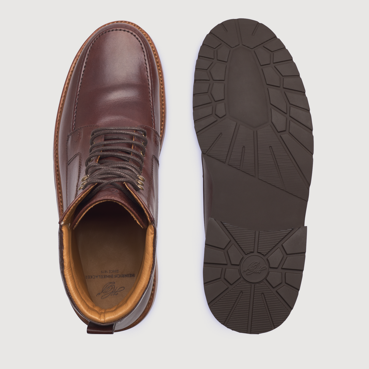 Heinrich Dinkelacker Men's Rio Plain BC - Dark Brown