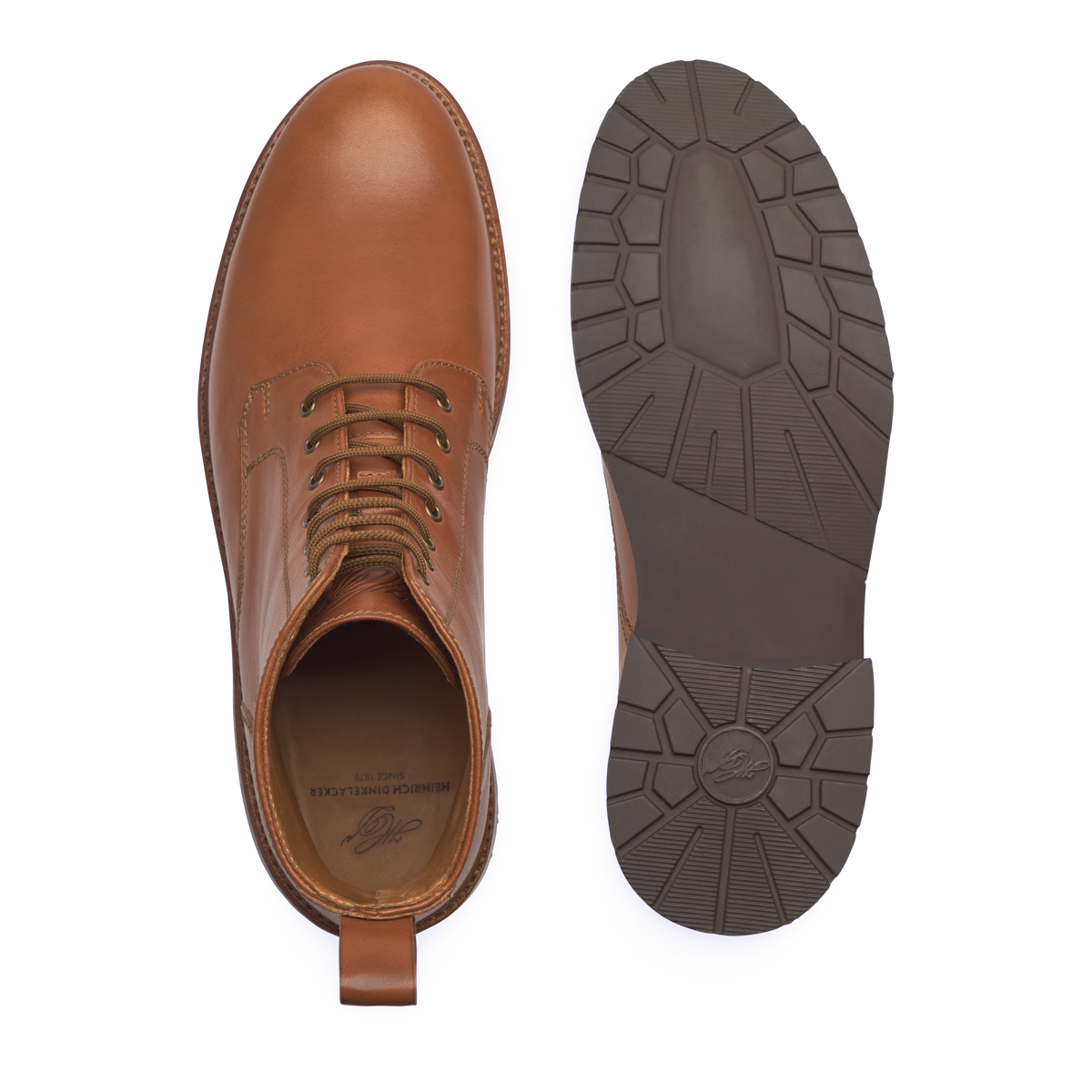 Heinrich Dinkelacker Herren Boot Buda Plain Braun