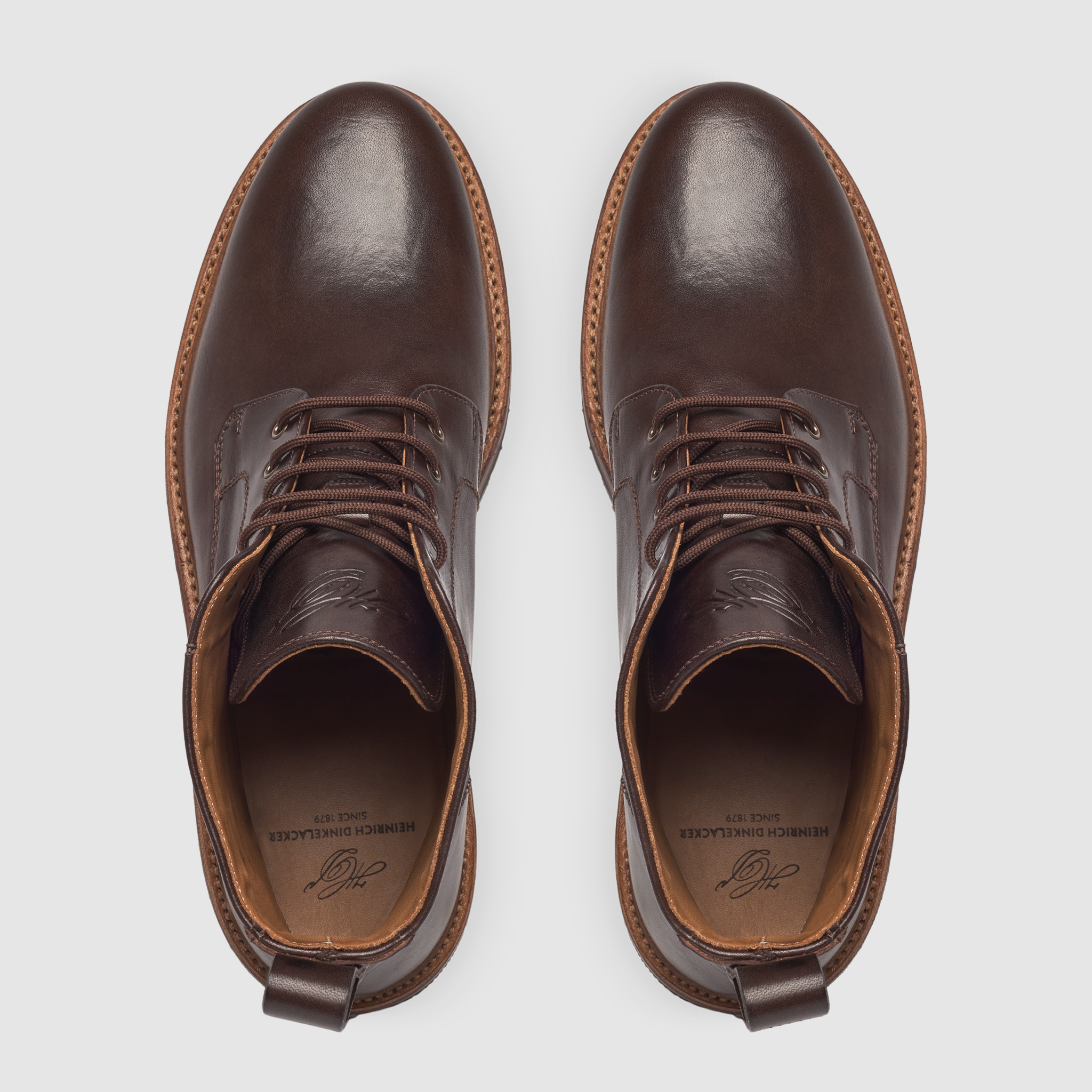 Heinrich Dinkelacker Men's Buda Plain BC - Black/Brown