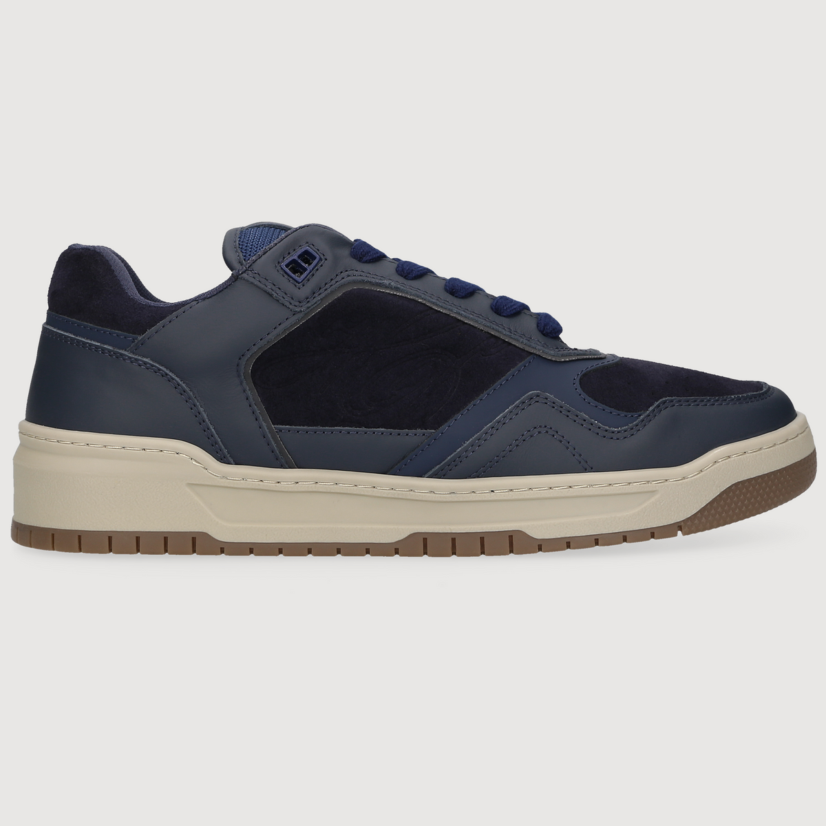 Heinrich Dinkelacker Herren Sneaker Los Angeles Plain Dunkelblau