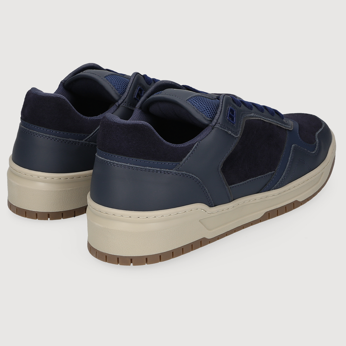Heinrich Dinkelacker Herren Sneaker Los Angeles Plain Dunkelblau