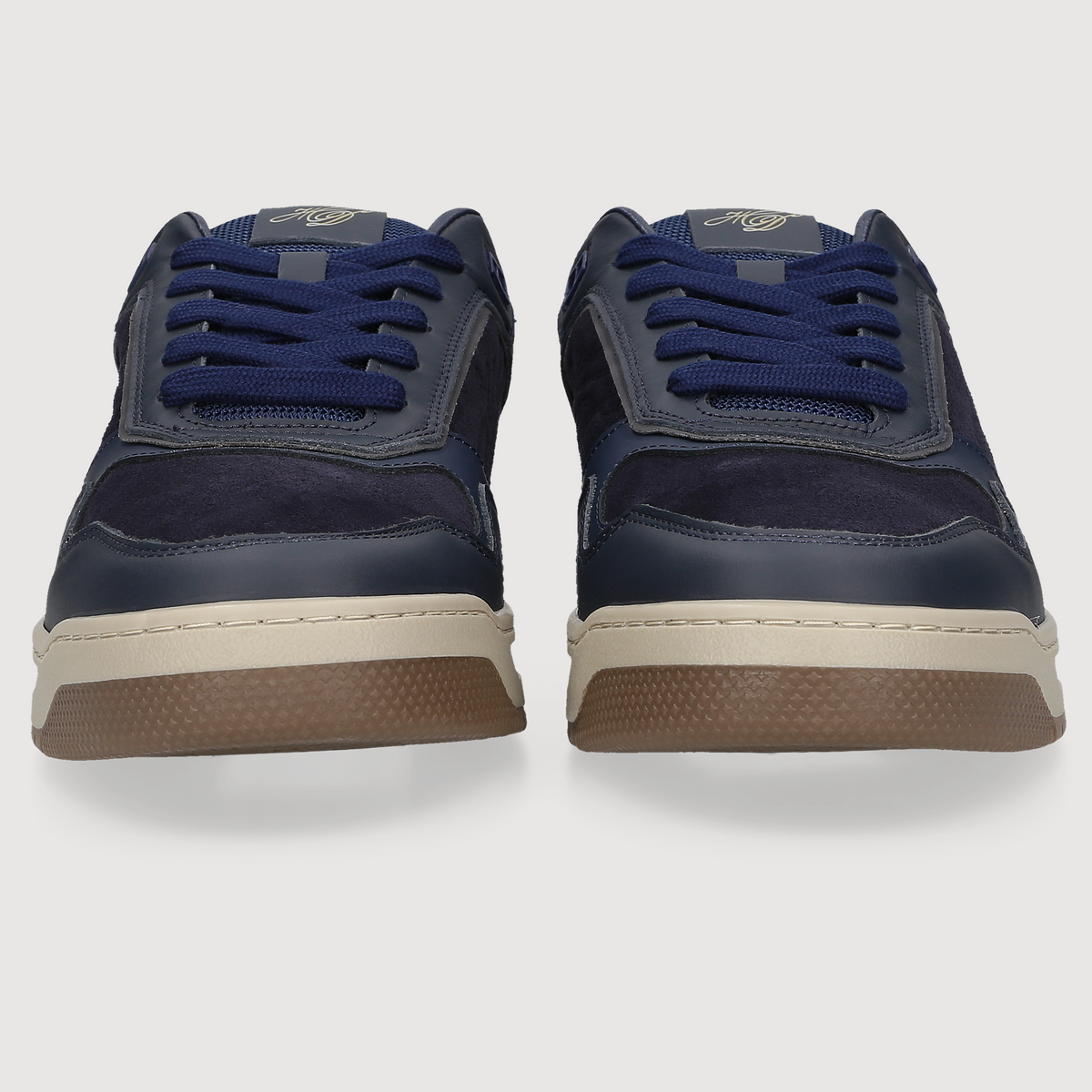 Heinrich Dinkelacker Herren Sneaker Los Angeles Plain Dunkelblau