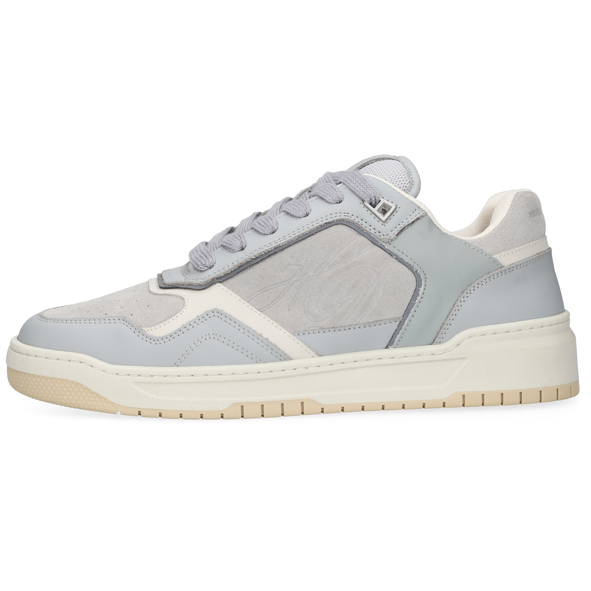 Heinrich Dinkelacker Herren Sneaker Los Angeles Plain Grau