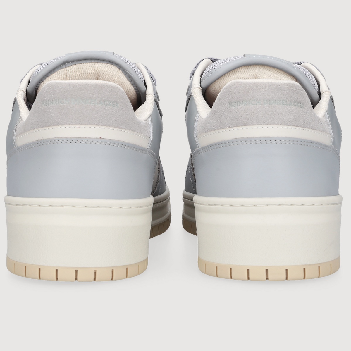 Heinrich Dinkelacker Herren Sneaker Los Angeles Plain Grau