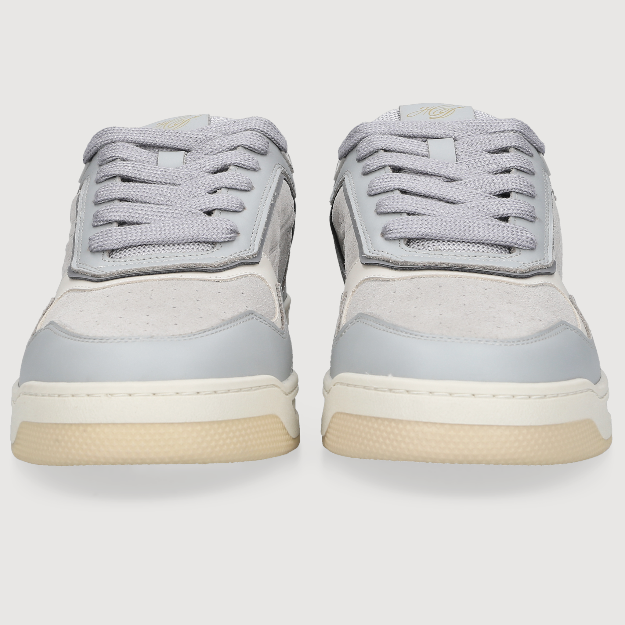 Heinrich Dinkelacker Herren Sneaker Los Angeles Plain Grau