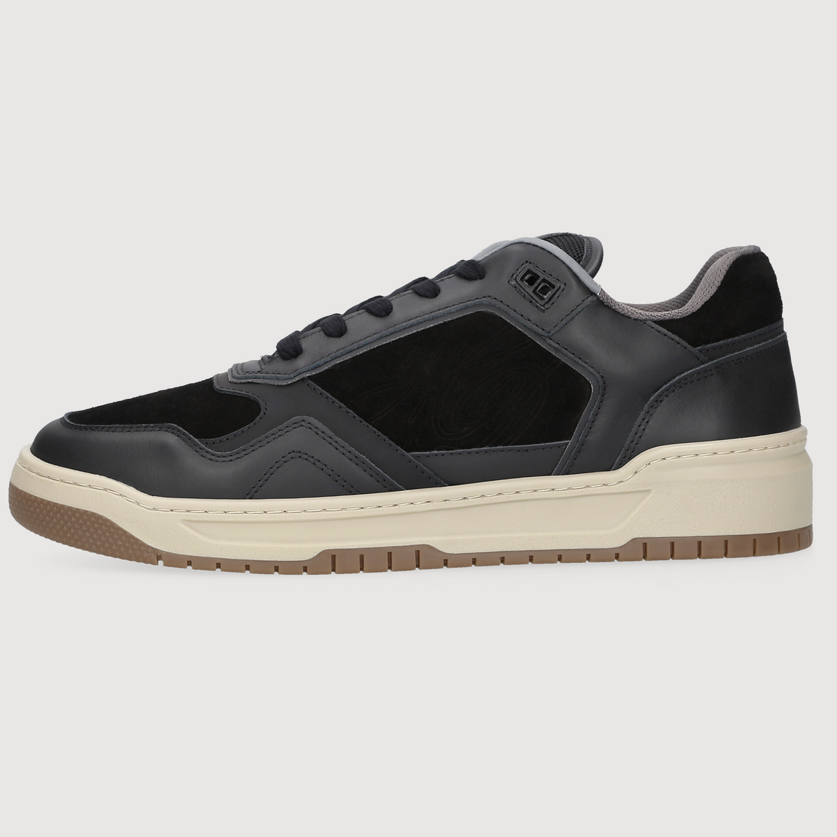 Heinrich Dinkelacker Herren Sneaker Los Angeles Plain Schwarz