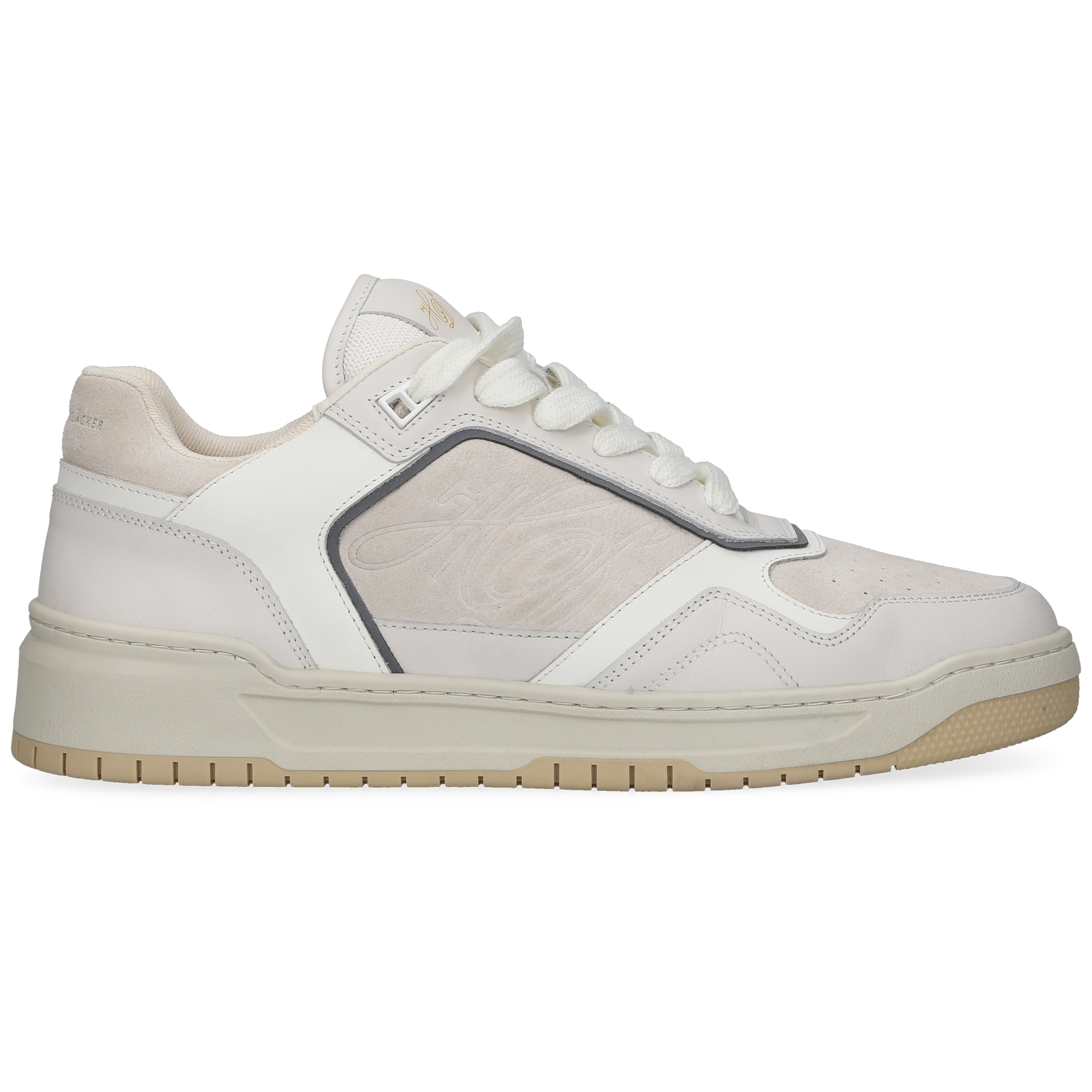 Heinrich Dinkelacker Herren Sneaker Los Angeles Plain Weiß