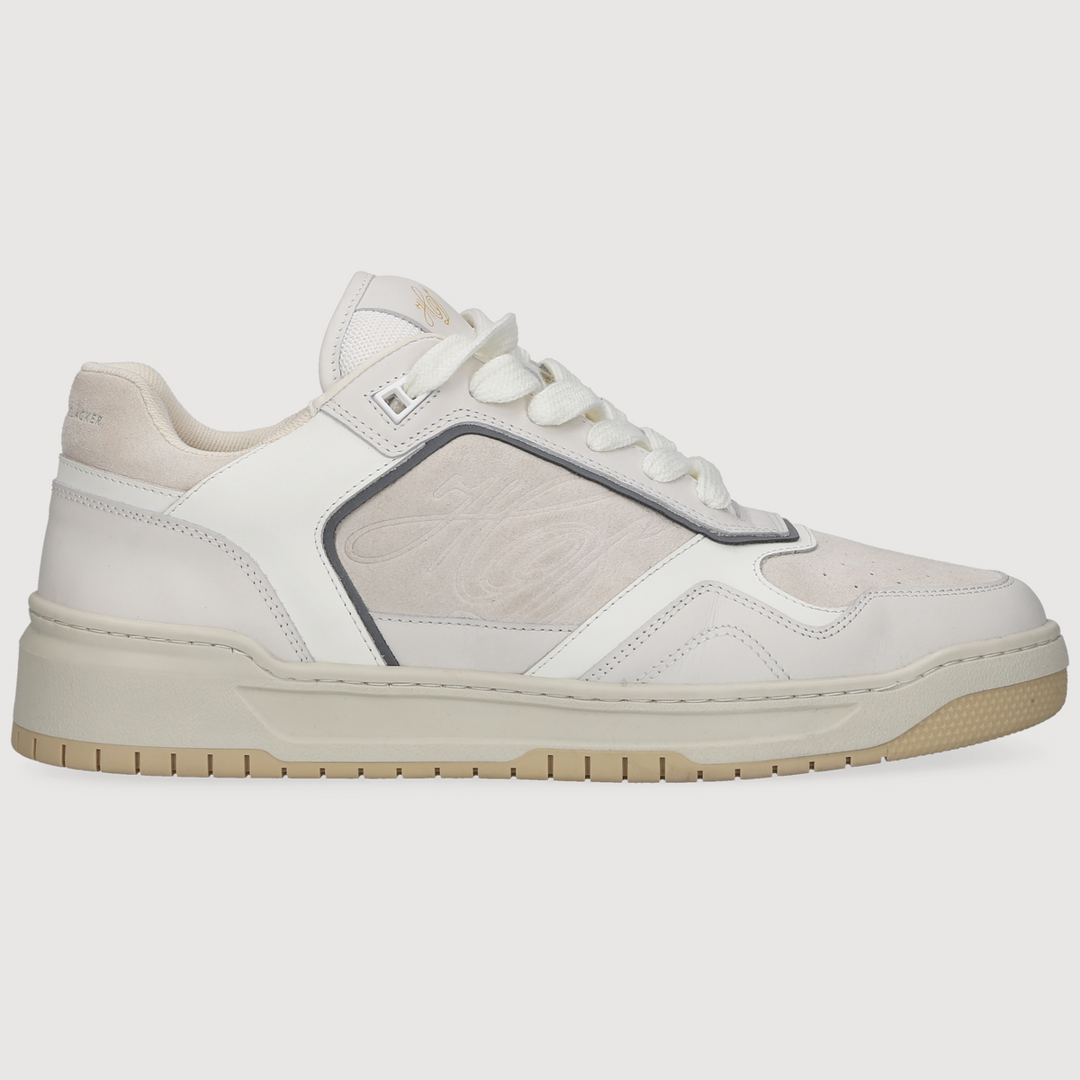 Heinrich Dinkelacker Men's Sneaker Los Angeles Plain White