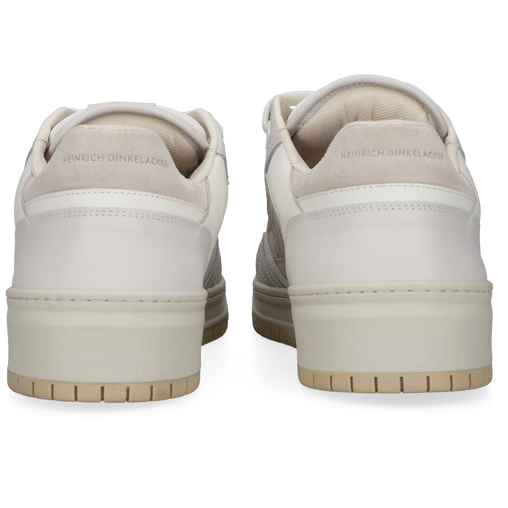 Heinrich Dinkelacker Herren Sneaker Los Angeles Plain Weiß