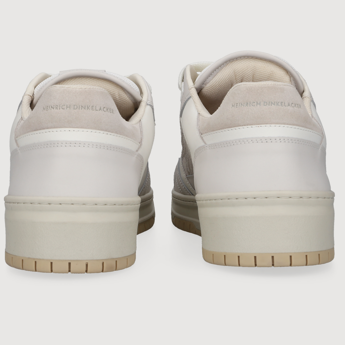 Heinrich Dinkelacker Herren Sneaker Los Angeles Plain Weiß