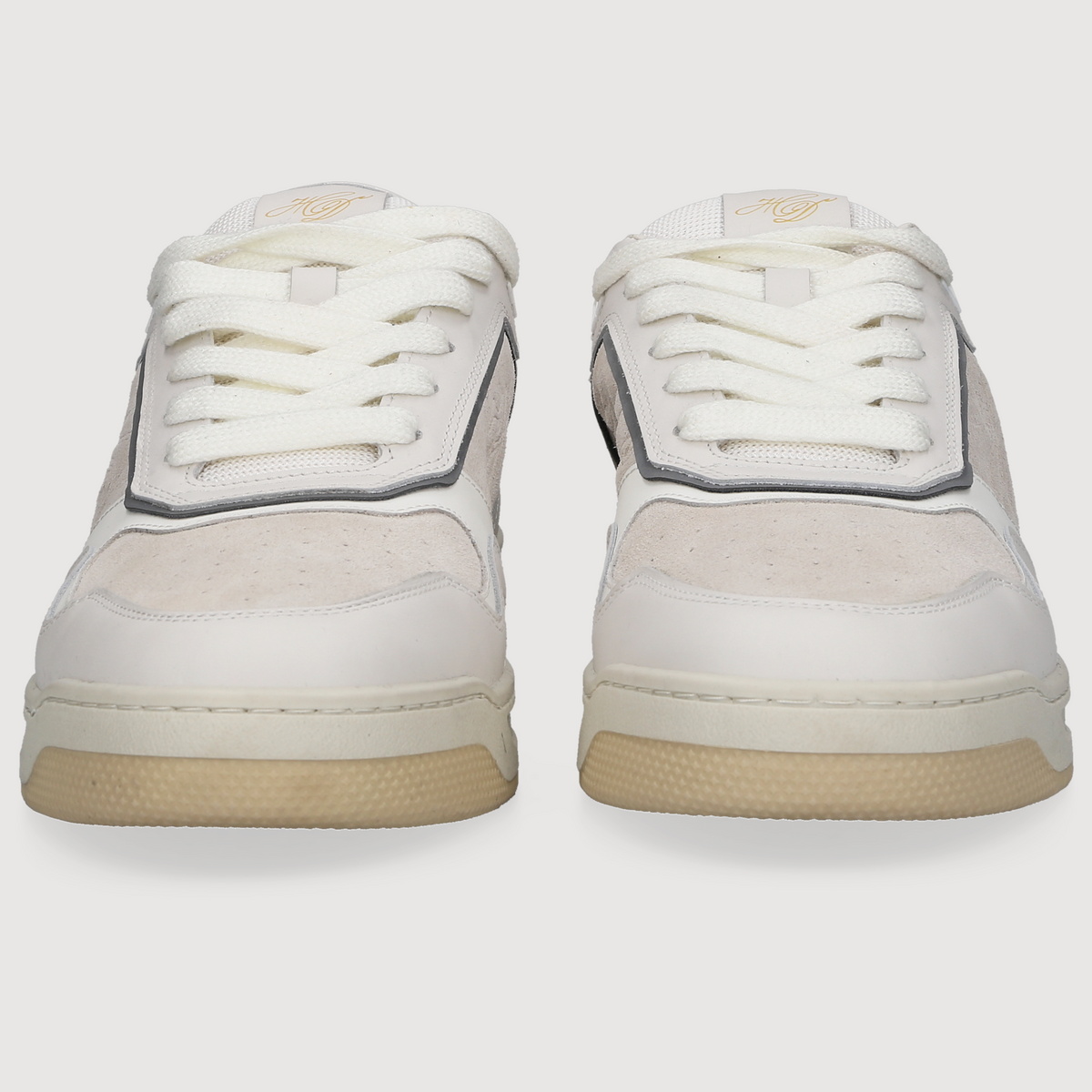 Heinrich Dinkelacker Herren Sneaker Los Angeles Plain Weiß