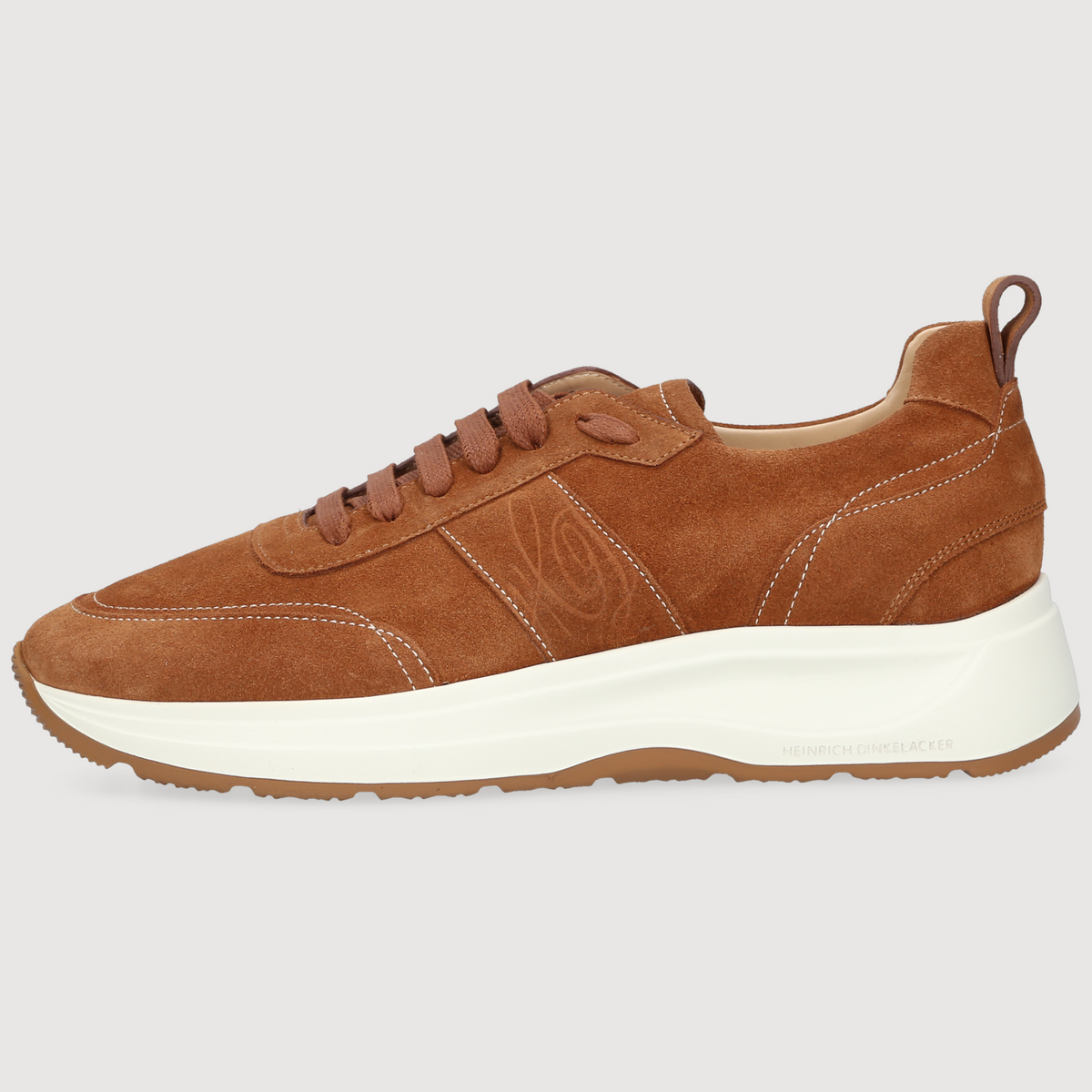 Heinrich Dinkelacker Herren Sneaker Toronto Plain Braun