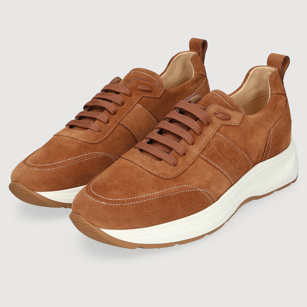 Heinrich Dinkelacker Herren Sneaker Toronto Plain Braun