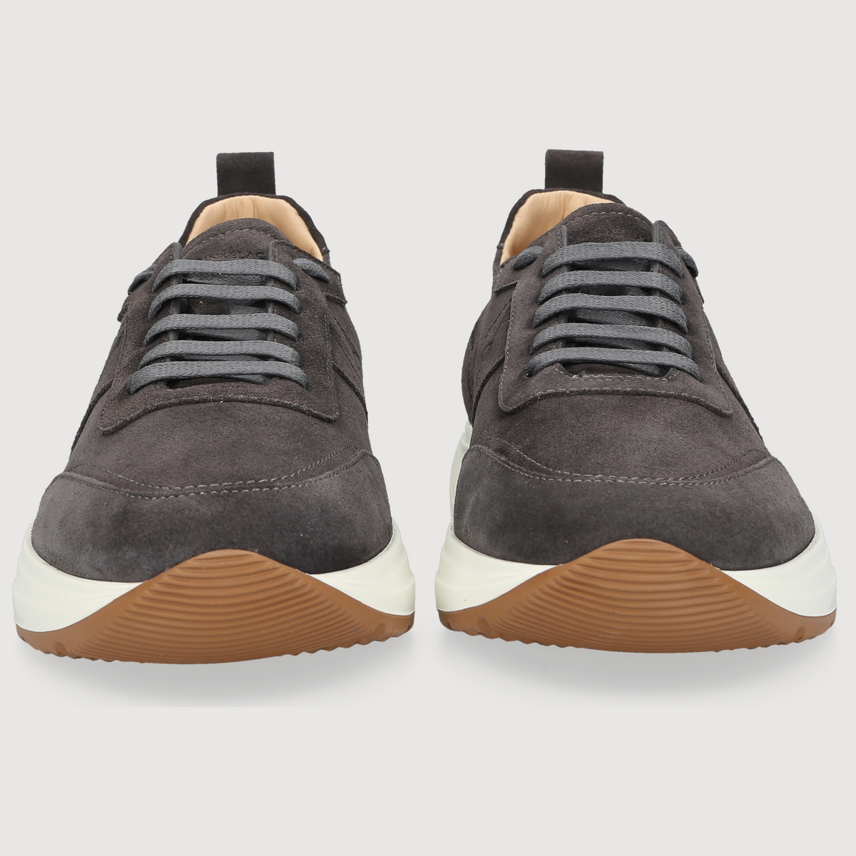 Heinrich Dinkelacker Herren Sneaker Toronto Plain Dunkelgrau