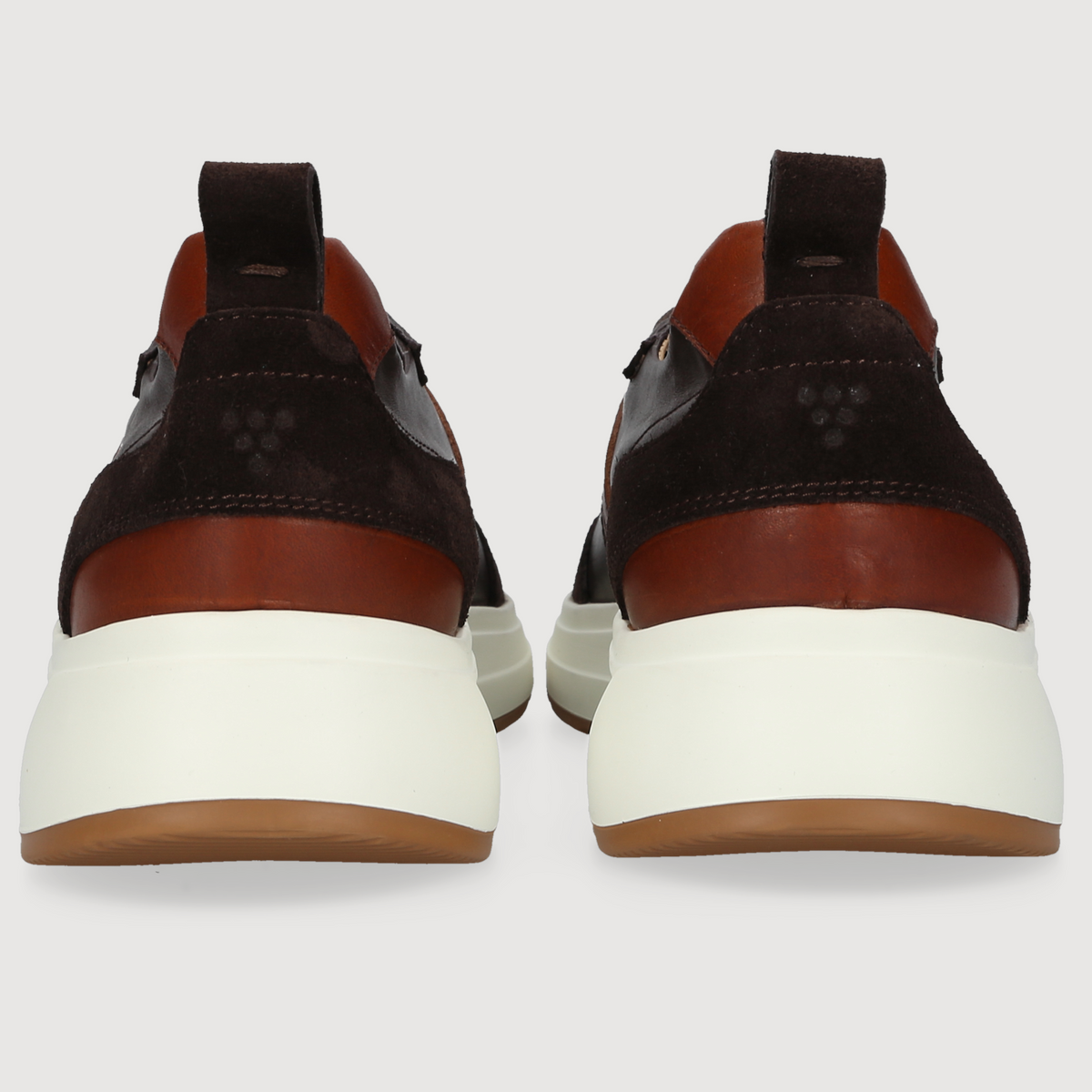 Heinrich Dinkelacker Herren Sneaker Toronto Plain Dunkelbraun/Braun
