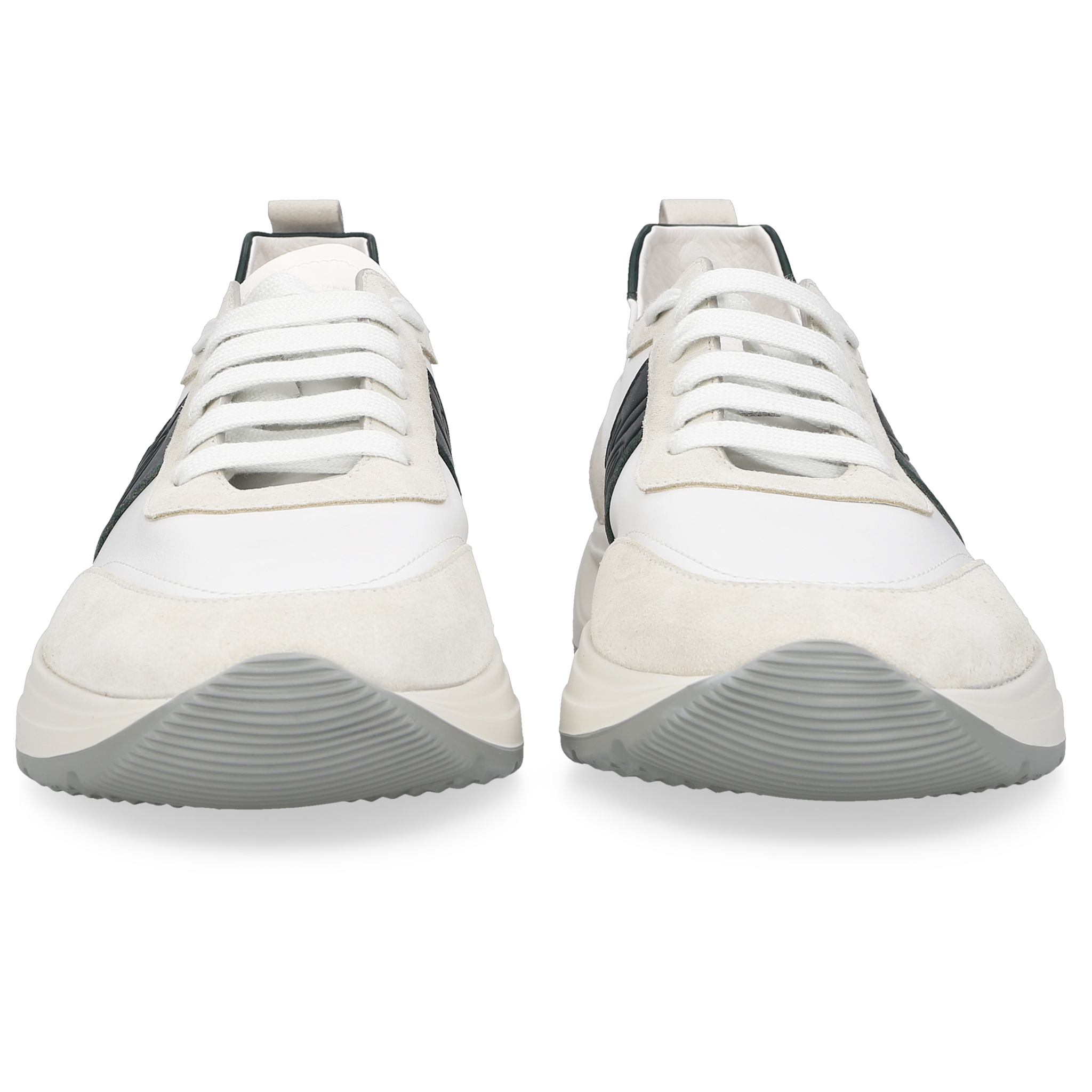 Heinrich Dinkelacker Herren Sneaker Toronto Plain Weiß/Petrol