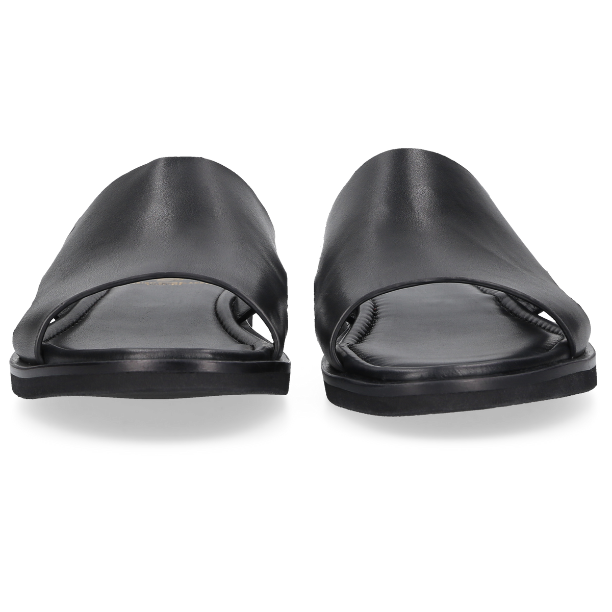 Heinrich Dinkelacker Herren Sandale Garda Plain Schwarz