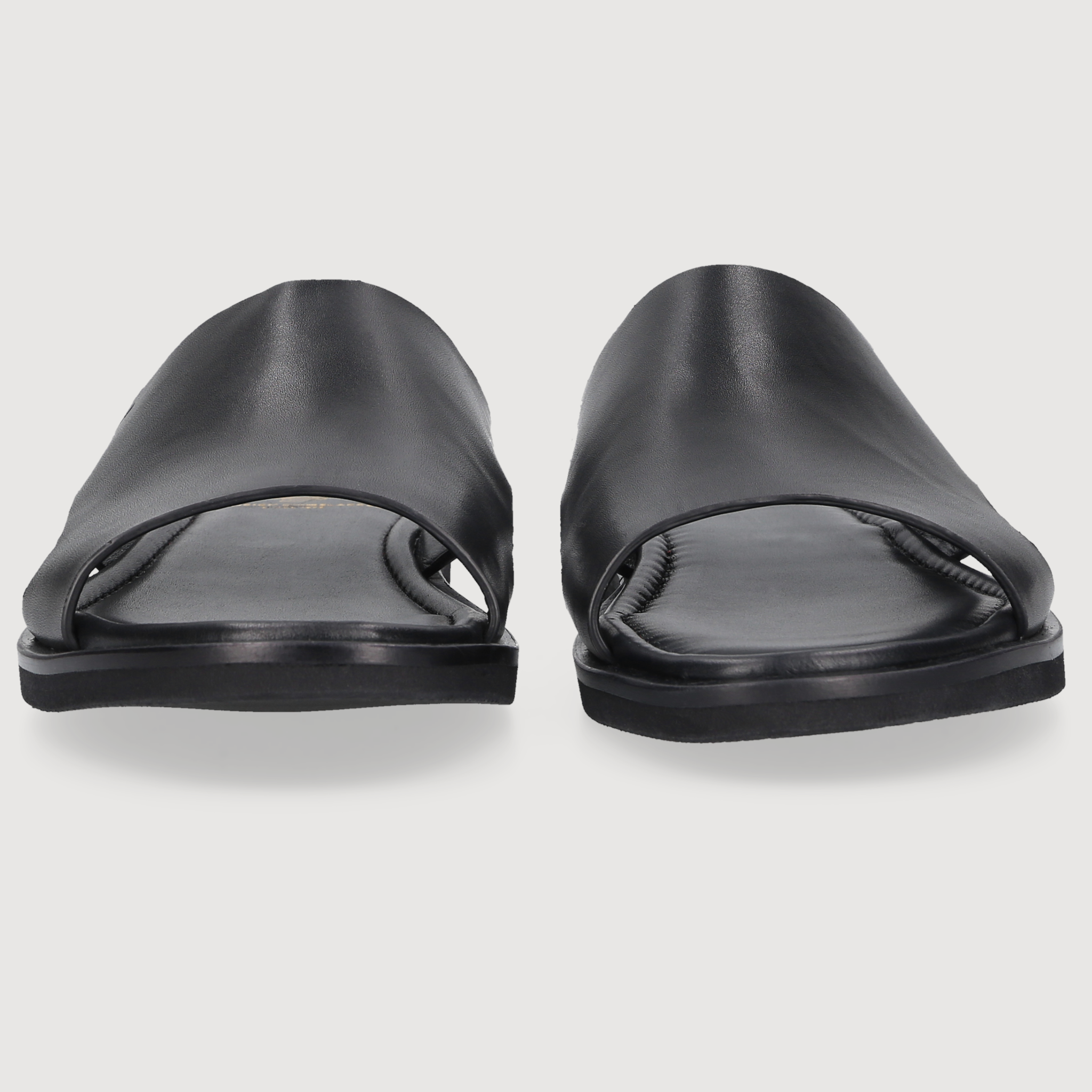 Heinrich Dinkelacker Herren Sandale Garda Plain Schwarz
