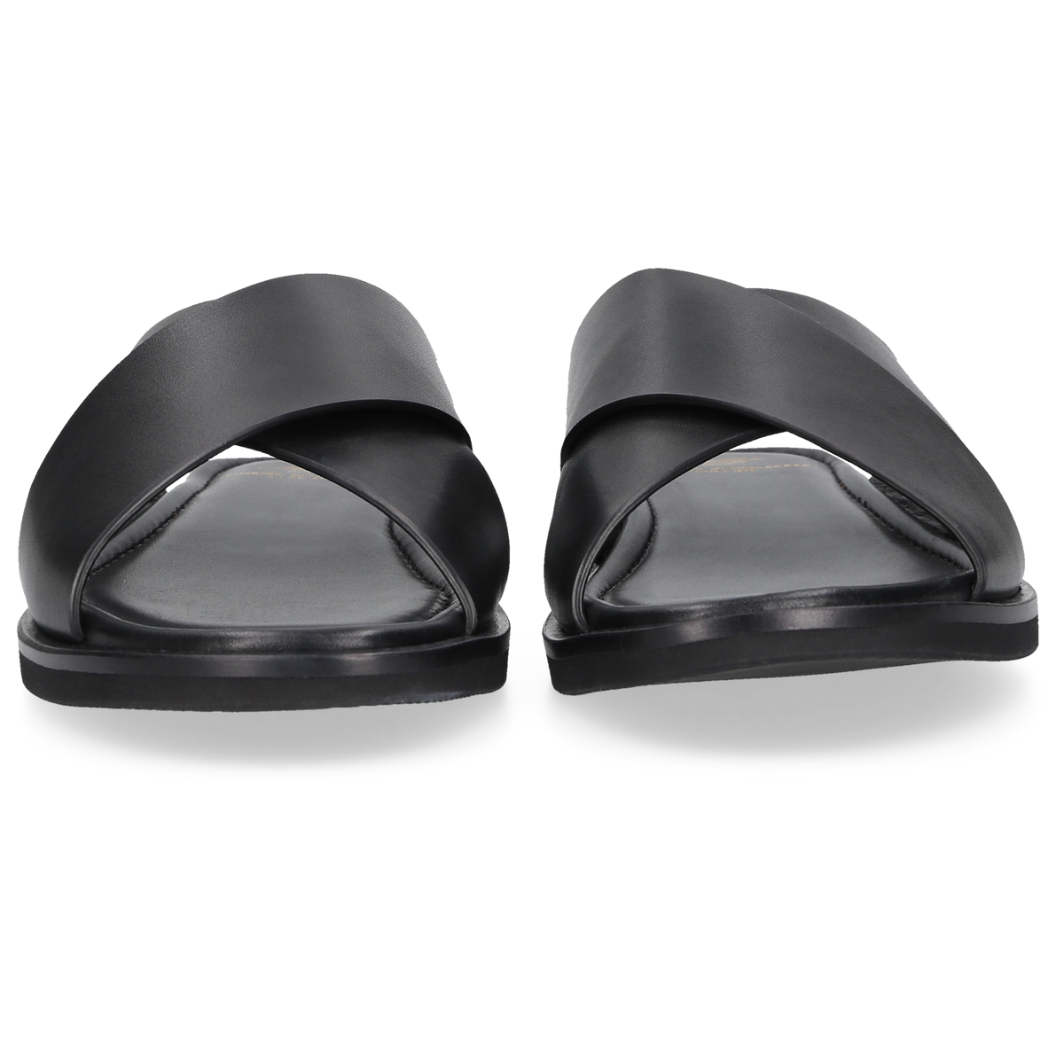 Heinrich Dinkelacker Herren Sandale Garda Plain Schwarz
