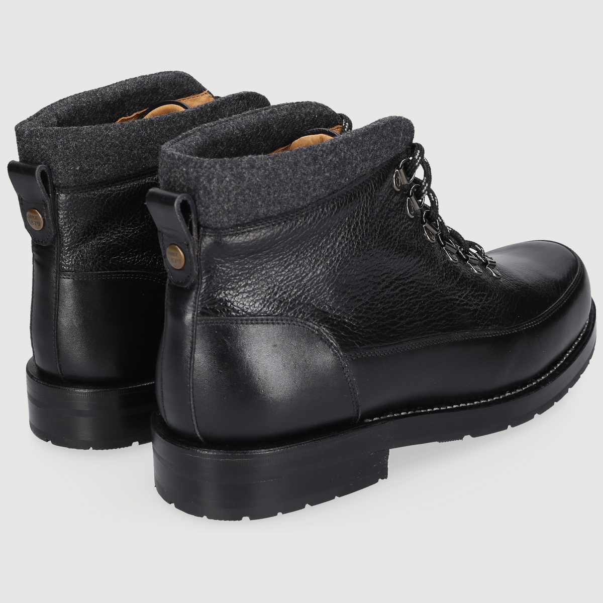 Heinrich Dinkelacker Herren Stiefeletten Rio Plain W - Schwarz