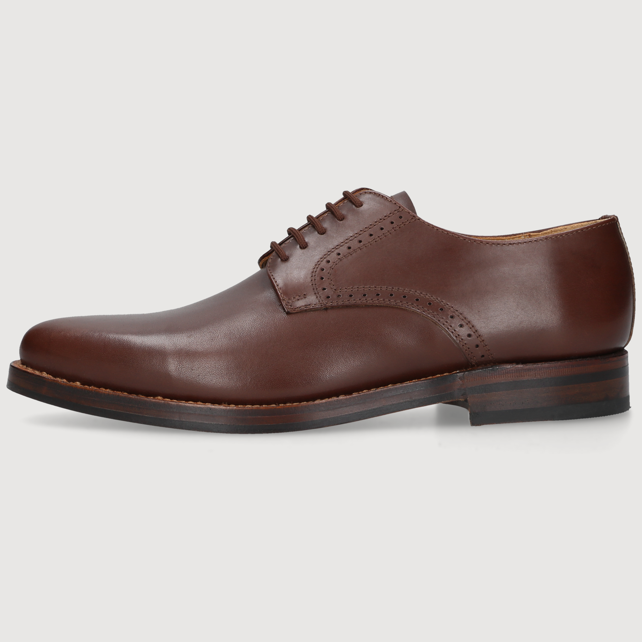 Heinrich Dinkelacker Herren Klassiker Milano Plain Dunkelbraun