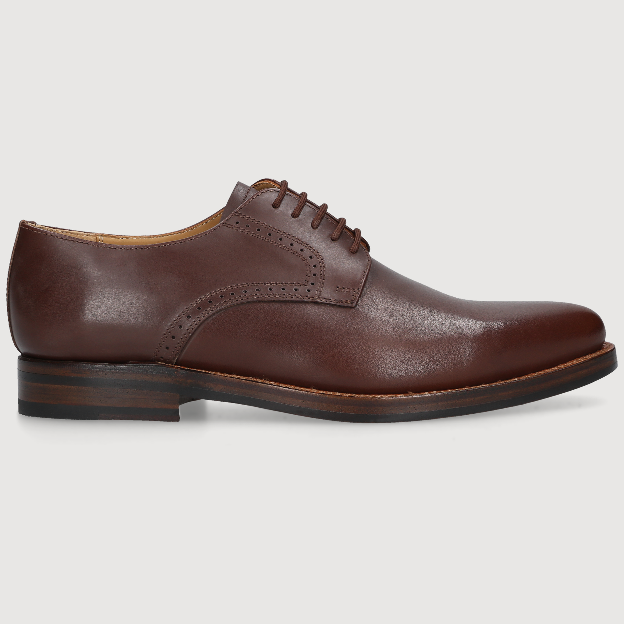 Heinrich Dinkelacker Herren Klassiker Milano Plain Dunkelbraun