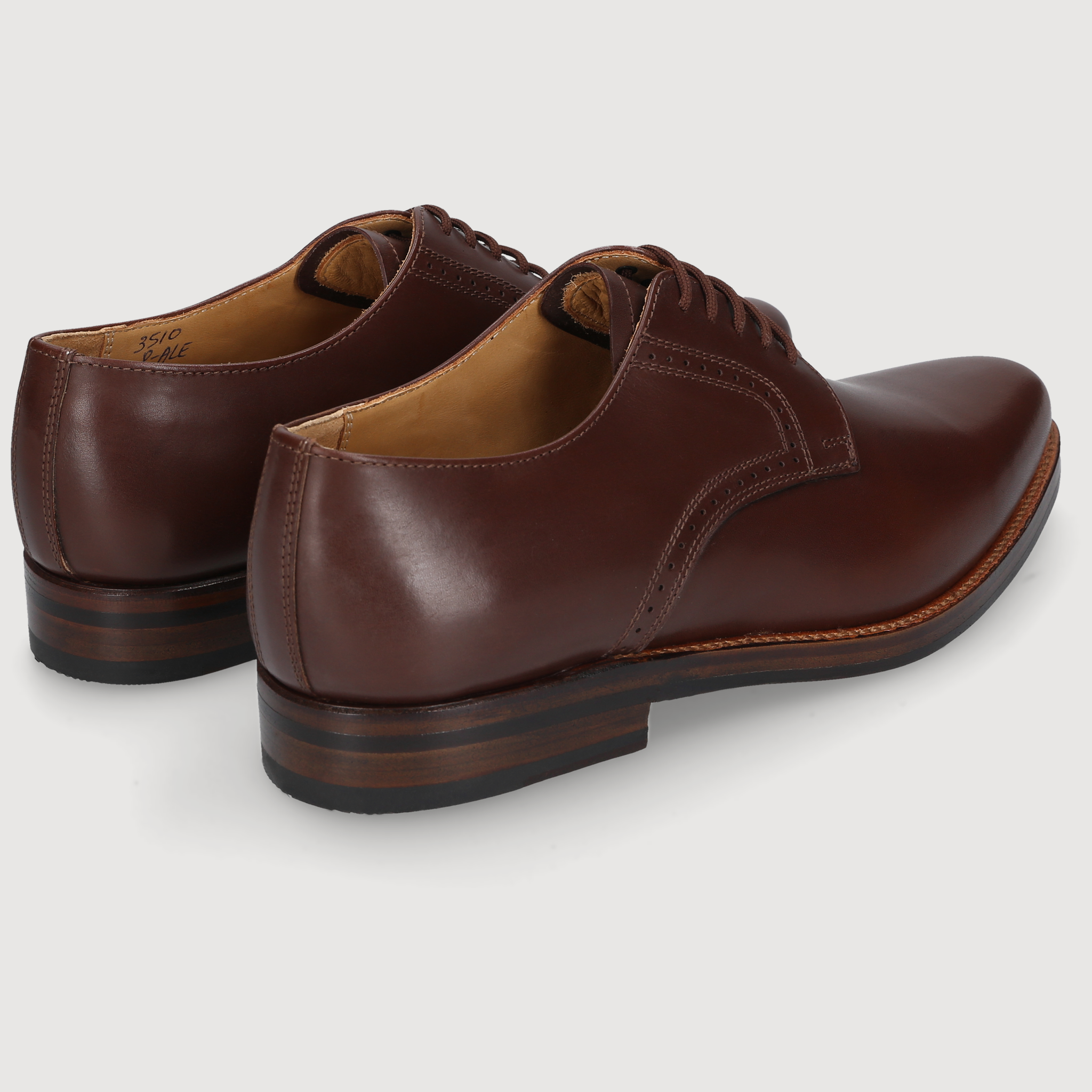 Heinrich Dinkelacker Herren Klassiker Milano Plain Dunkelbraun