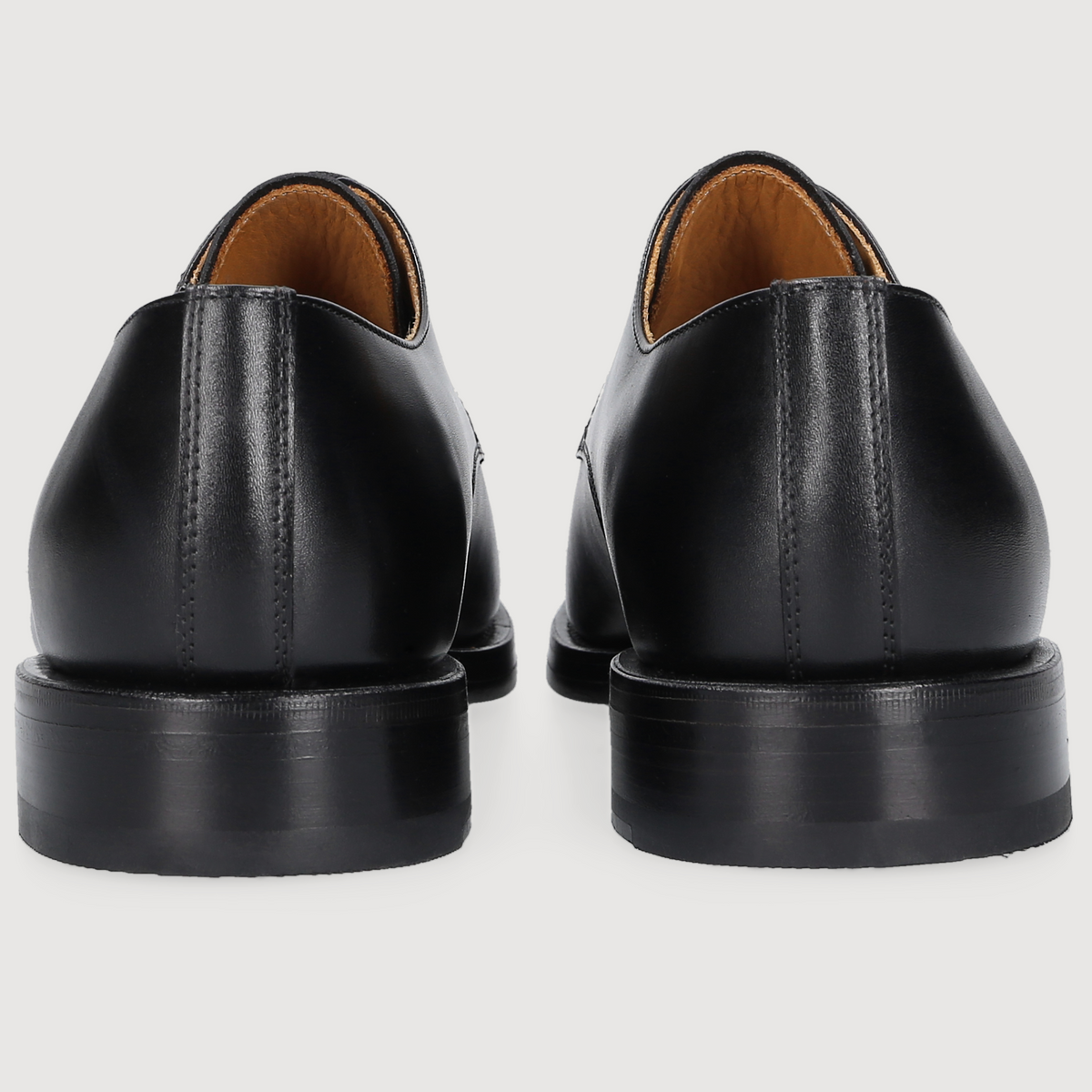 Heinrich Dinkelacker Herren Klassiker Milano Plain Schwarz