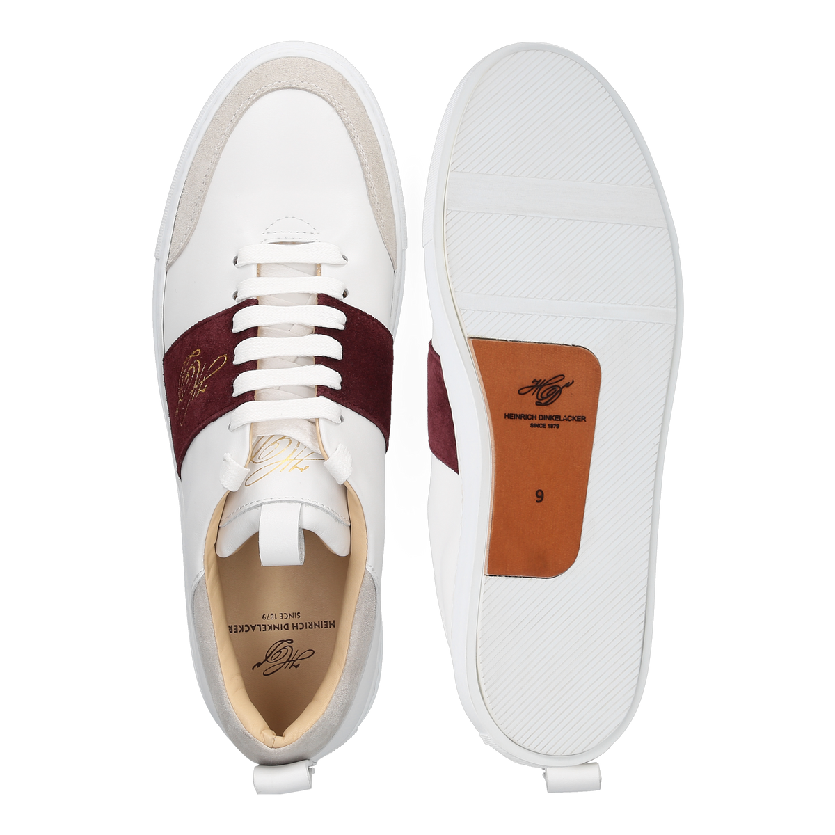 Turin Tennis Sneaker NP - Weiß/Bordo
