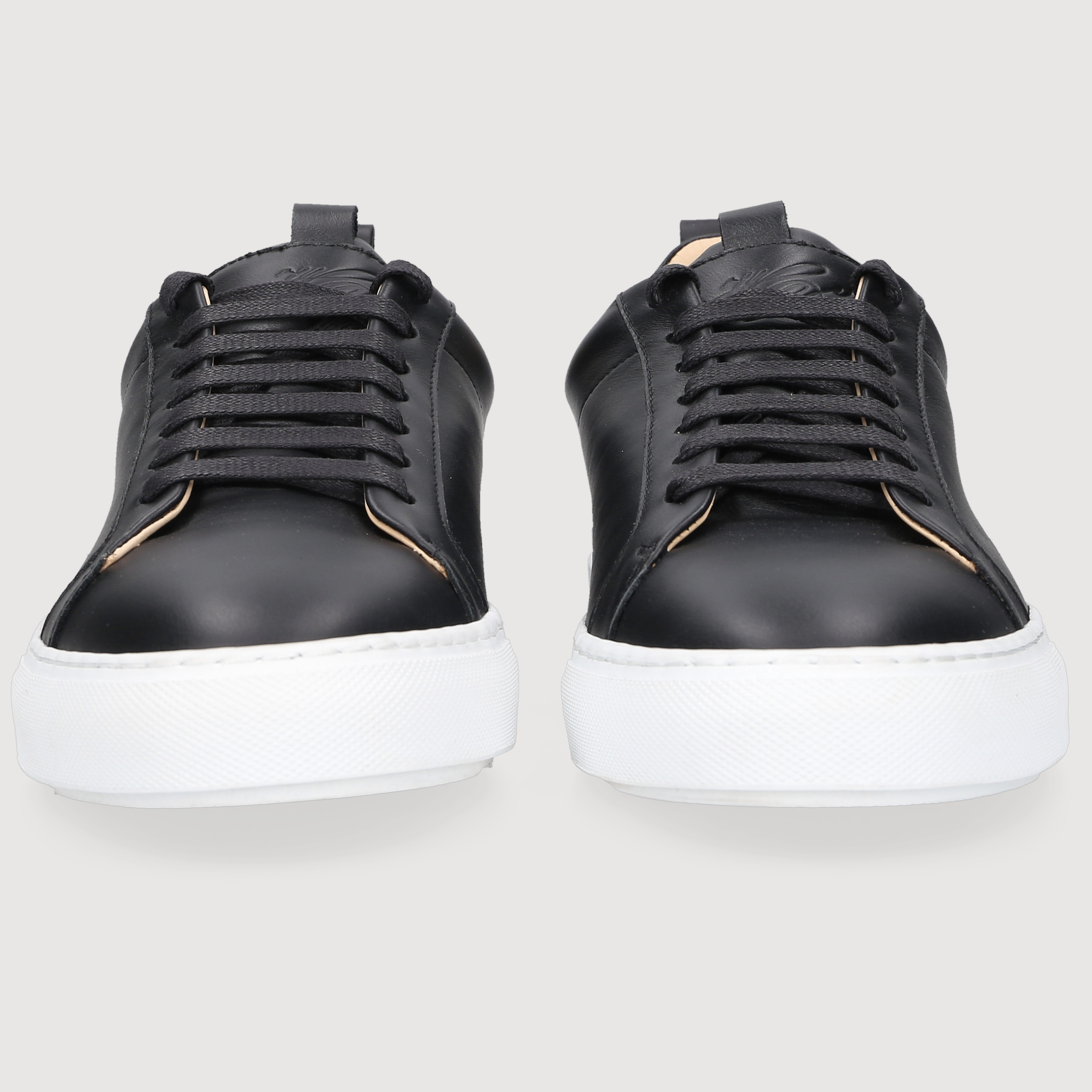 Heinrich Dinkelacker Herren Sneaker Turin Plain Schwarz