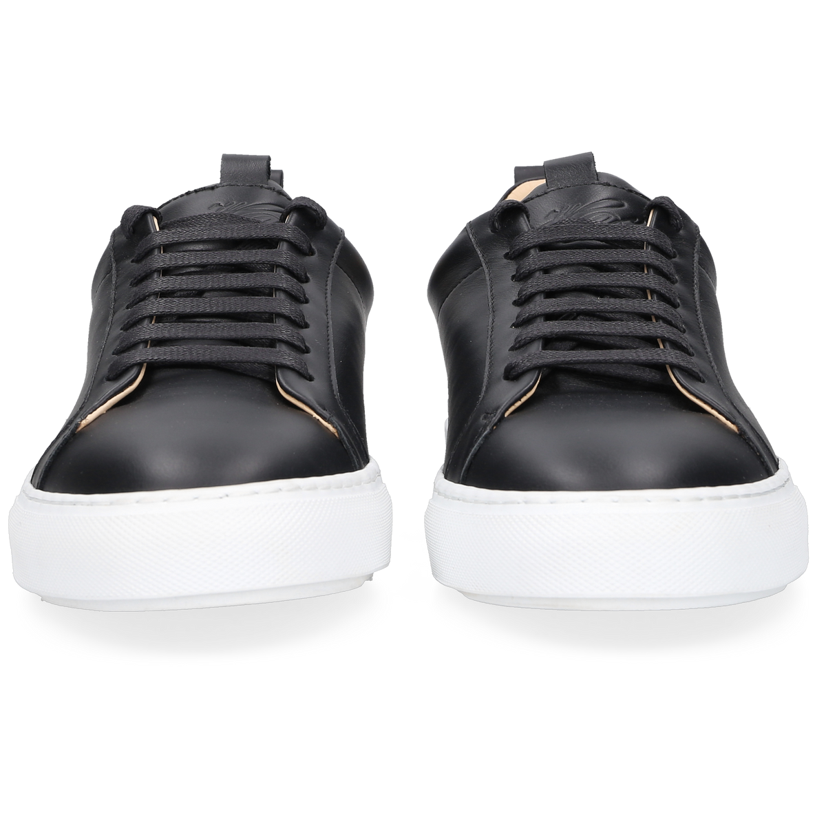 Heinrich Dinkelacker Men's Sneaker Turin Plain Black