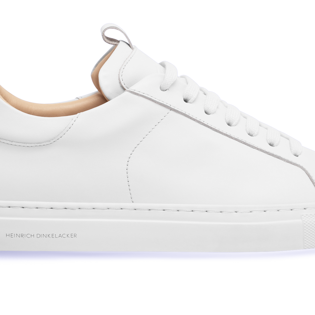 Heinrich Dinkelacker Men's Turin Court Sneaker NP - White