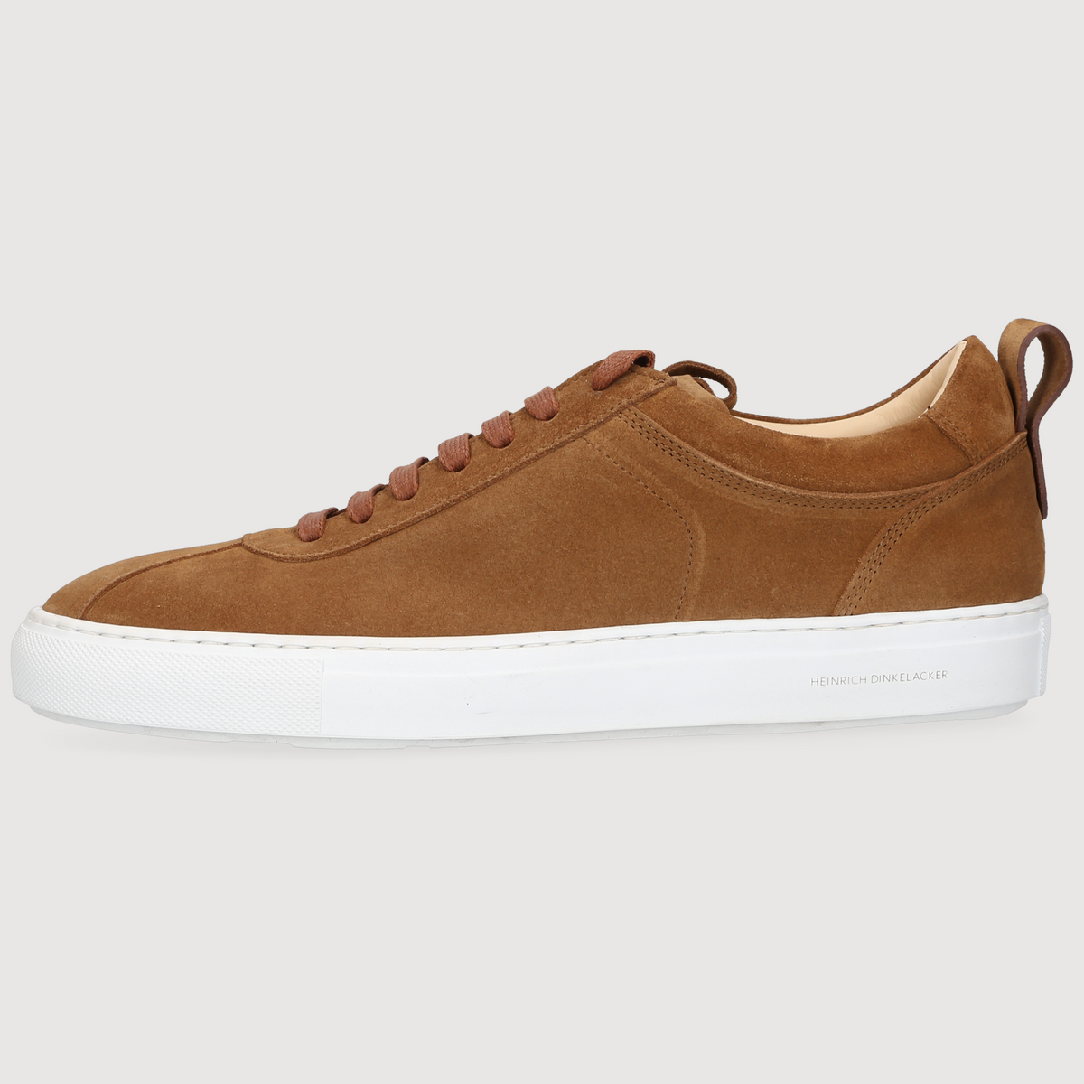 Heinrich Dinkelacker Herren Sneaker Turin Plain Braun