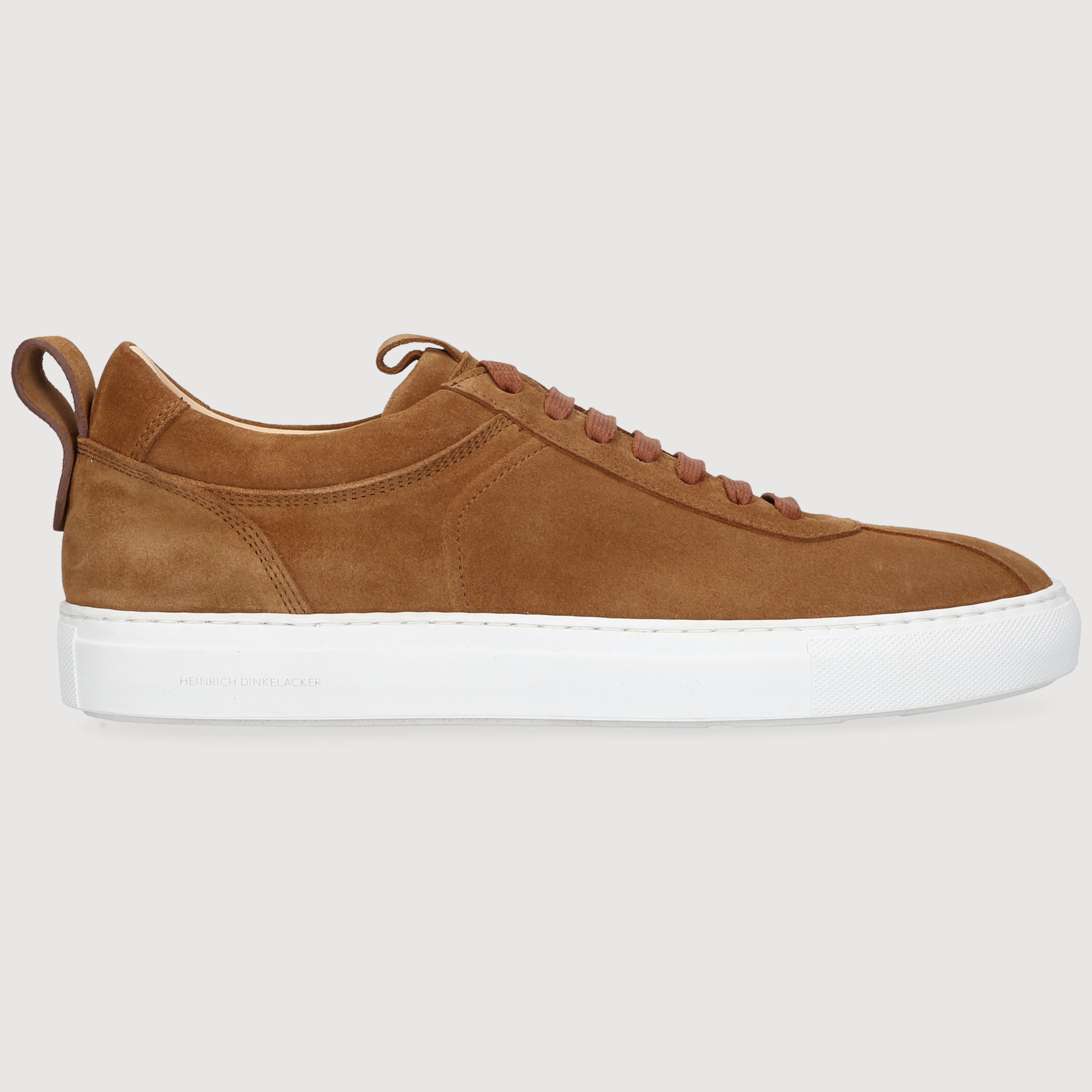 Heinrich Dinkelacker Men's Sneaker Turin Plain Brown