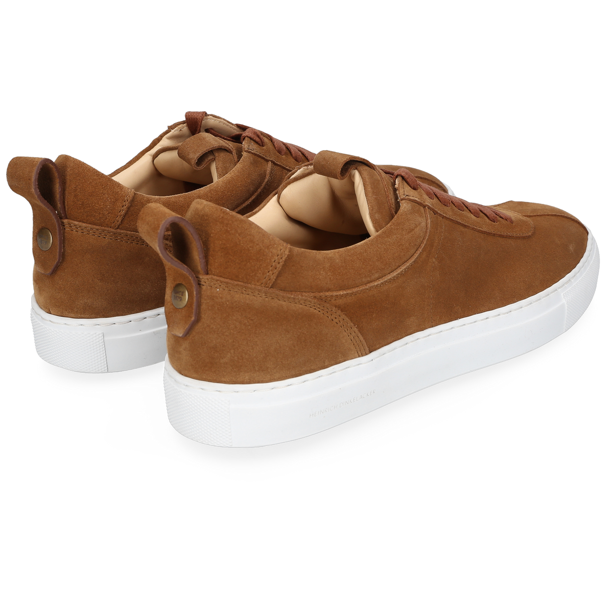 Heinrich Dinkelacker Men's Sneaker Turin Plain Brown